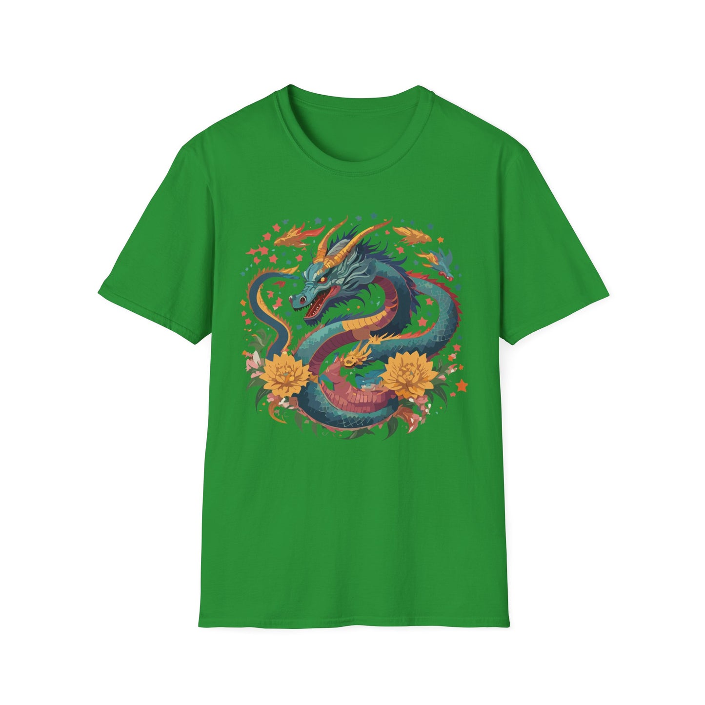 Dragon T Shirt, Dragon Shirt, Shirt with Animals, Animal Shirt
