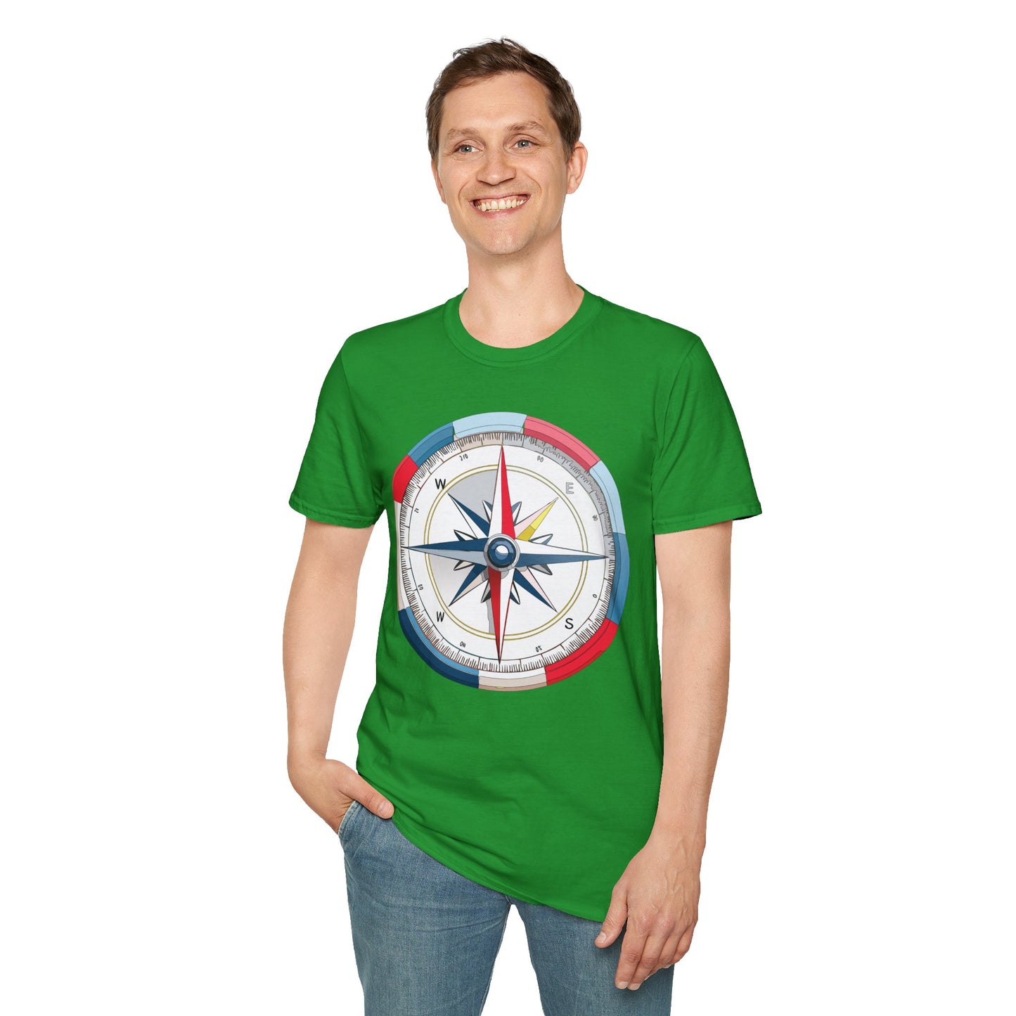 Compass T Shirt, Compass Shirt, Shirt with Compass, Navigator Shirt