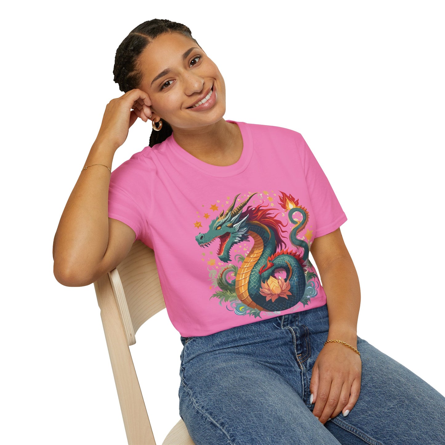 Dragon T Shirt, Dragon Shirt, Shirt with Animals, Animal Shirt