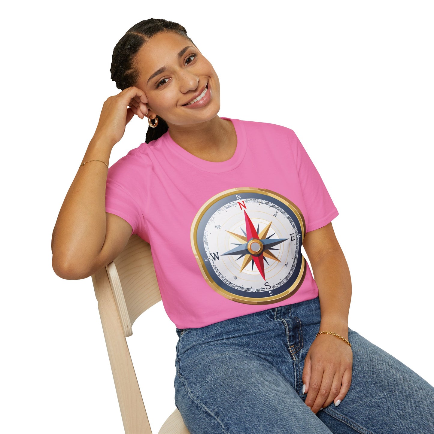 Compass T Shirt, Compass Shirt, Shirt with Compass, Navigator Shirt