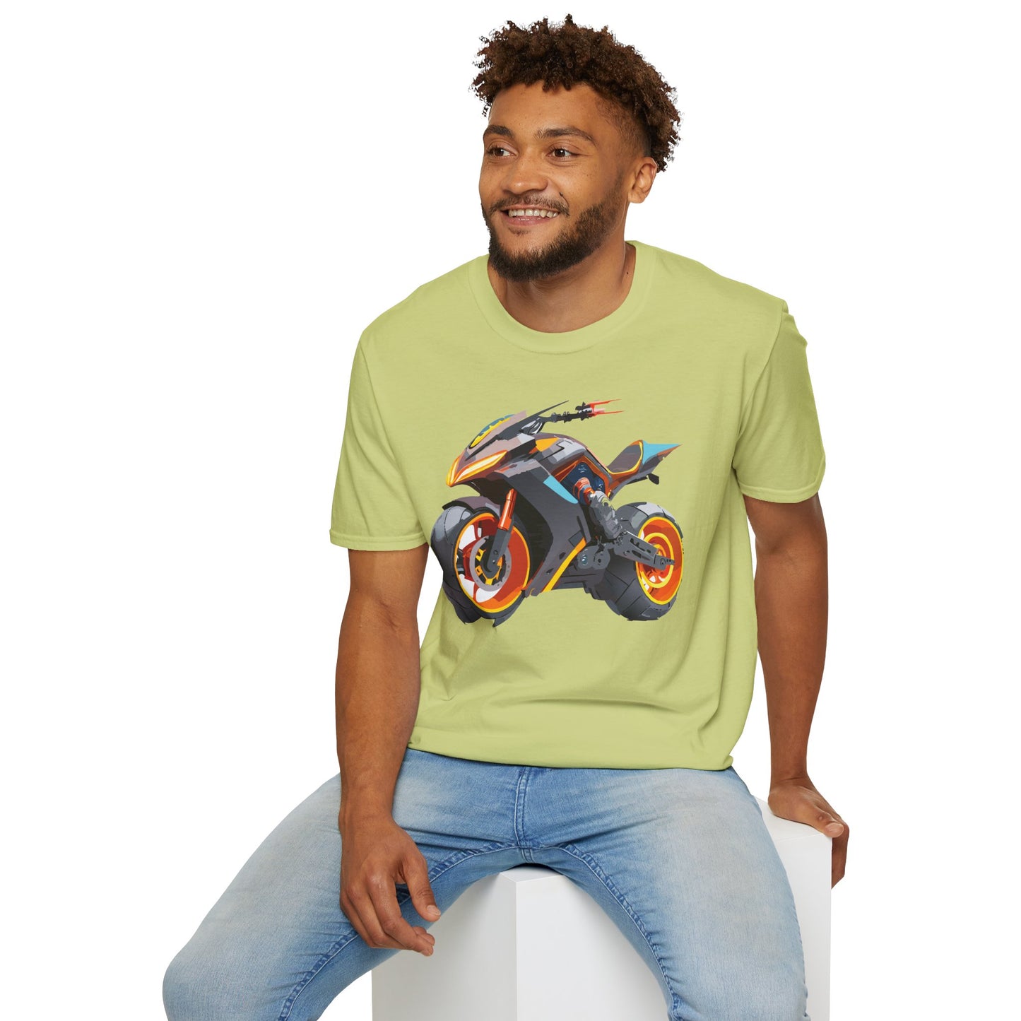 Bike T Shirt, Moto Shirt, Shirt with Motorcycle, MTB T Shirts