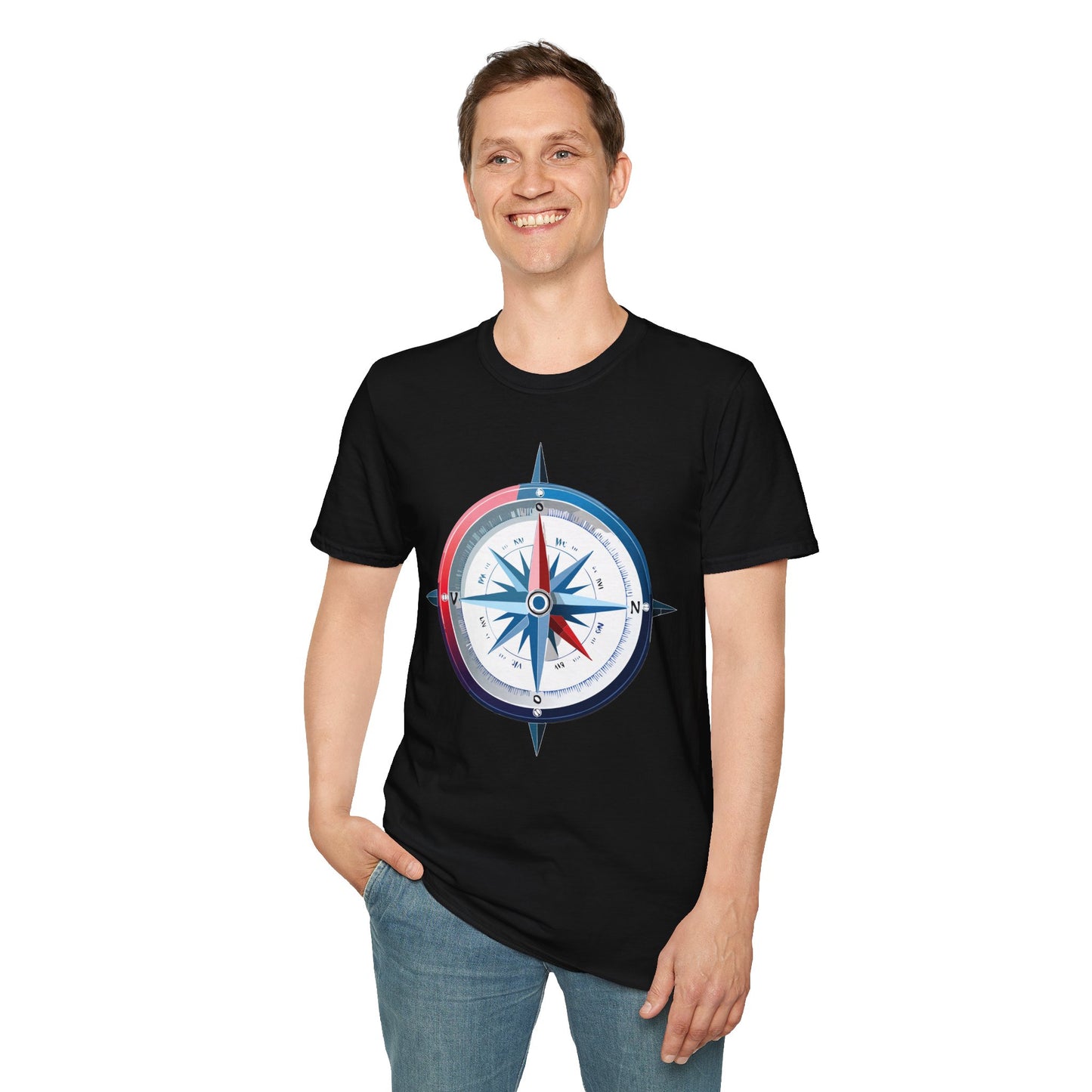 Compass T Shirt, Compass Shirt, Shirt with Compass, Navigator Shirt