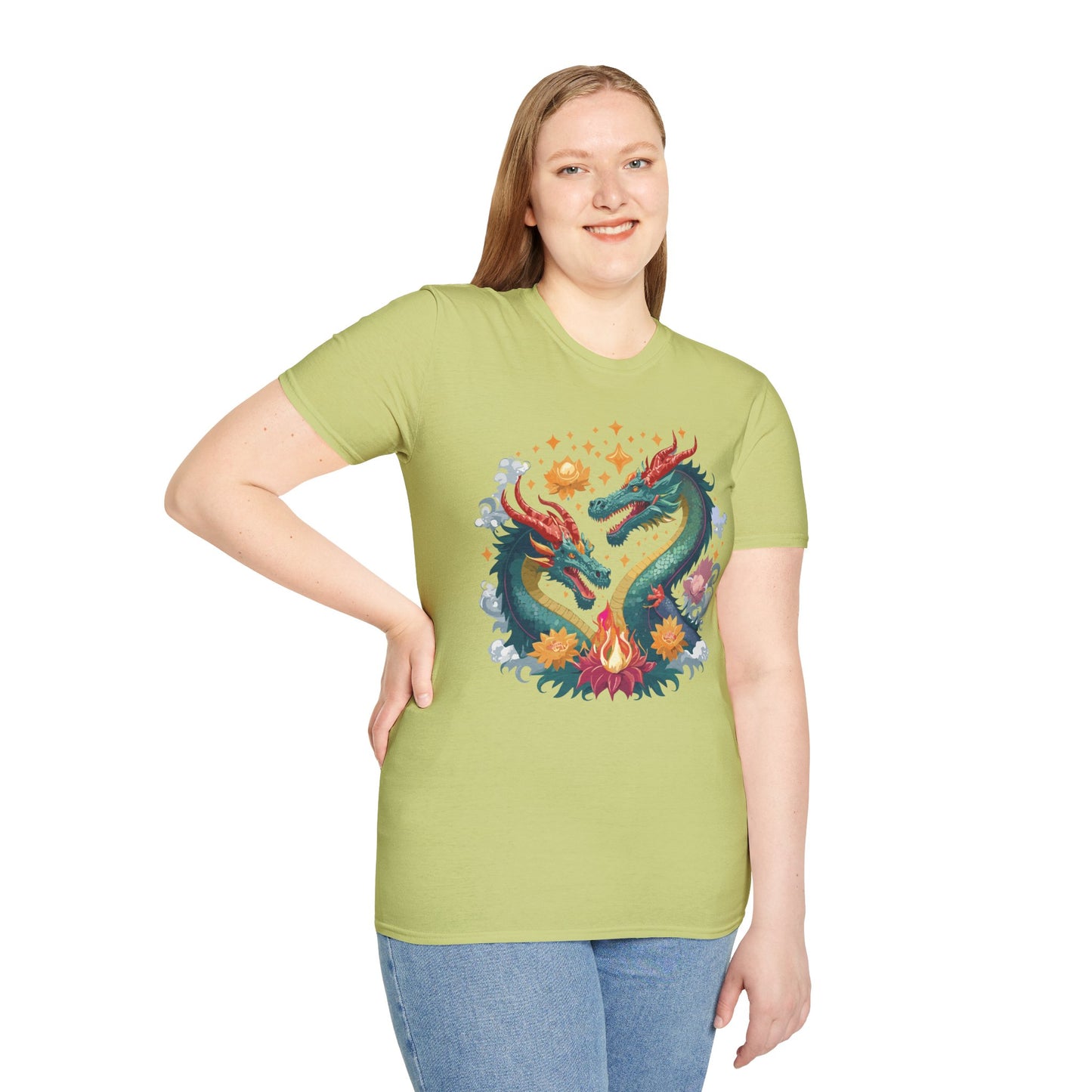 Dragon T Shirt, Dragon Shirt, Shirt with Animals, Animal Shirt
