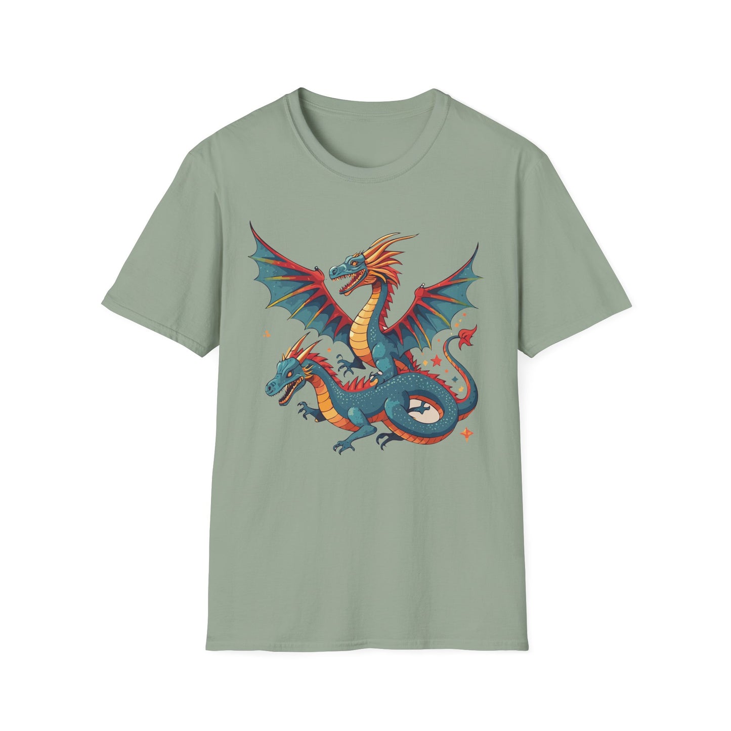 Dragon T Shirt, Dragon Shirt, Shirt with Animals, Animal Shirt
