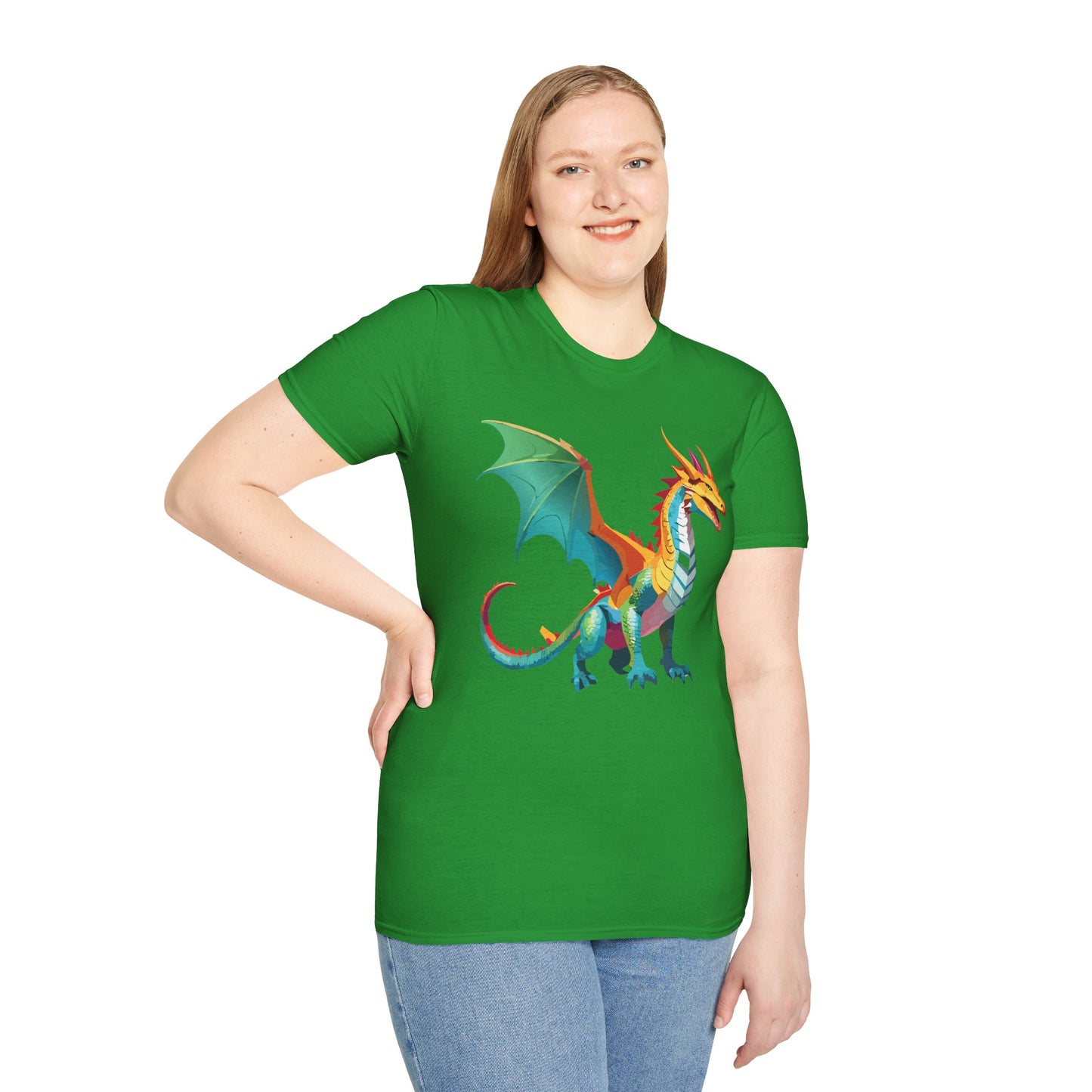 Dragon T Shirt, Dragon Shirt, Shirt with Animals, Animal Shirt