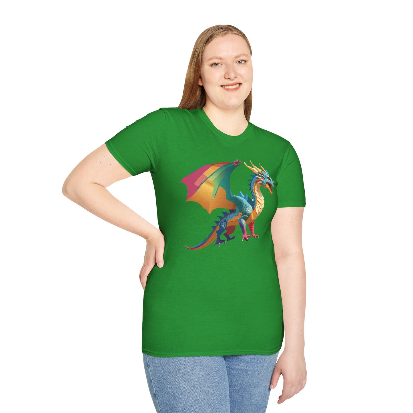 Dragon T Shirt, Dragon Shirt, Shirt with Animals, Animal Shirt