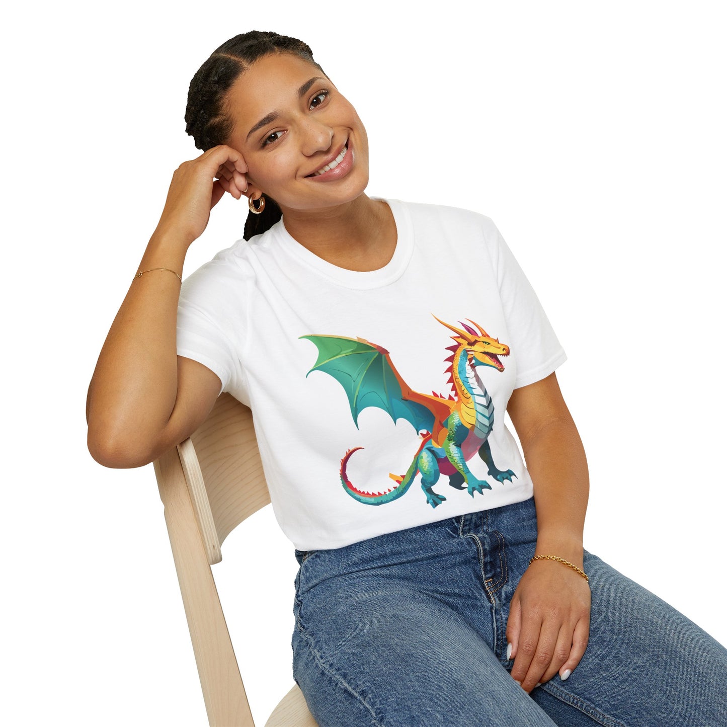 Dragon T Shirt, Dragon Shirt, Shirt with Animals, Animal Shirt