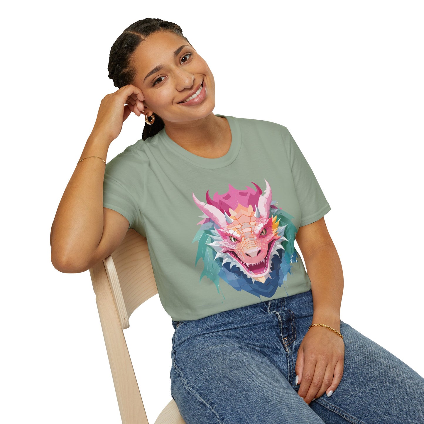 Dragon T Shirt, Dragon Shirt, Shirt with Animals, Animal Shirt