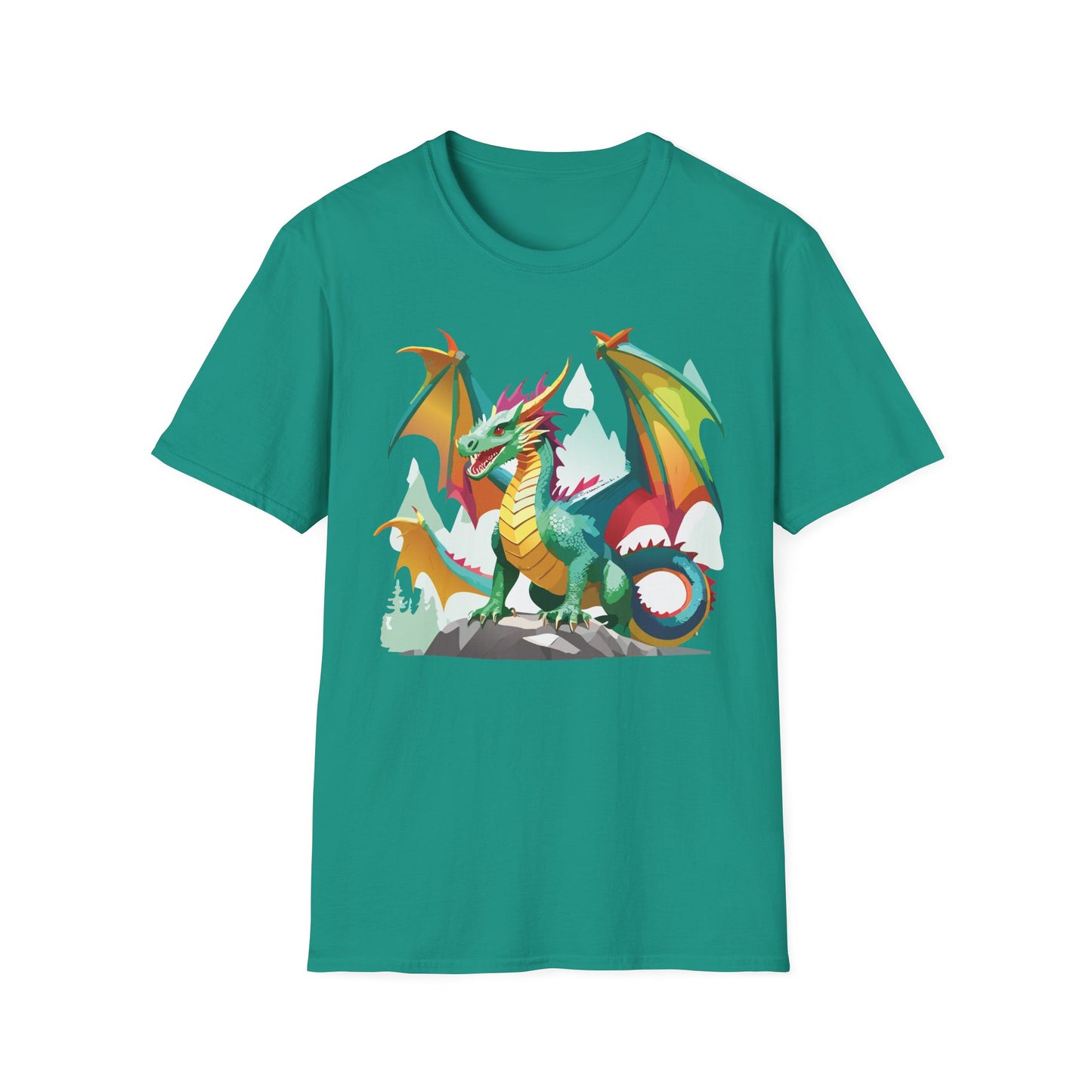 Dragon T Shirt, Dragon Shirt, Shirt with Animals, Animal Shirt