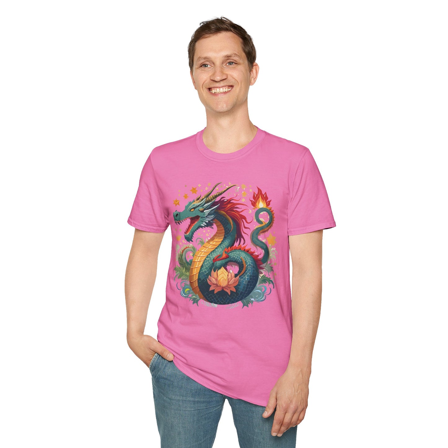 Dragon T Shirt, Dragon Shirt, Shirt with Animals, Animal Shirt
