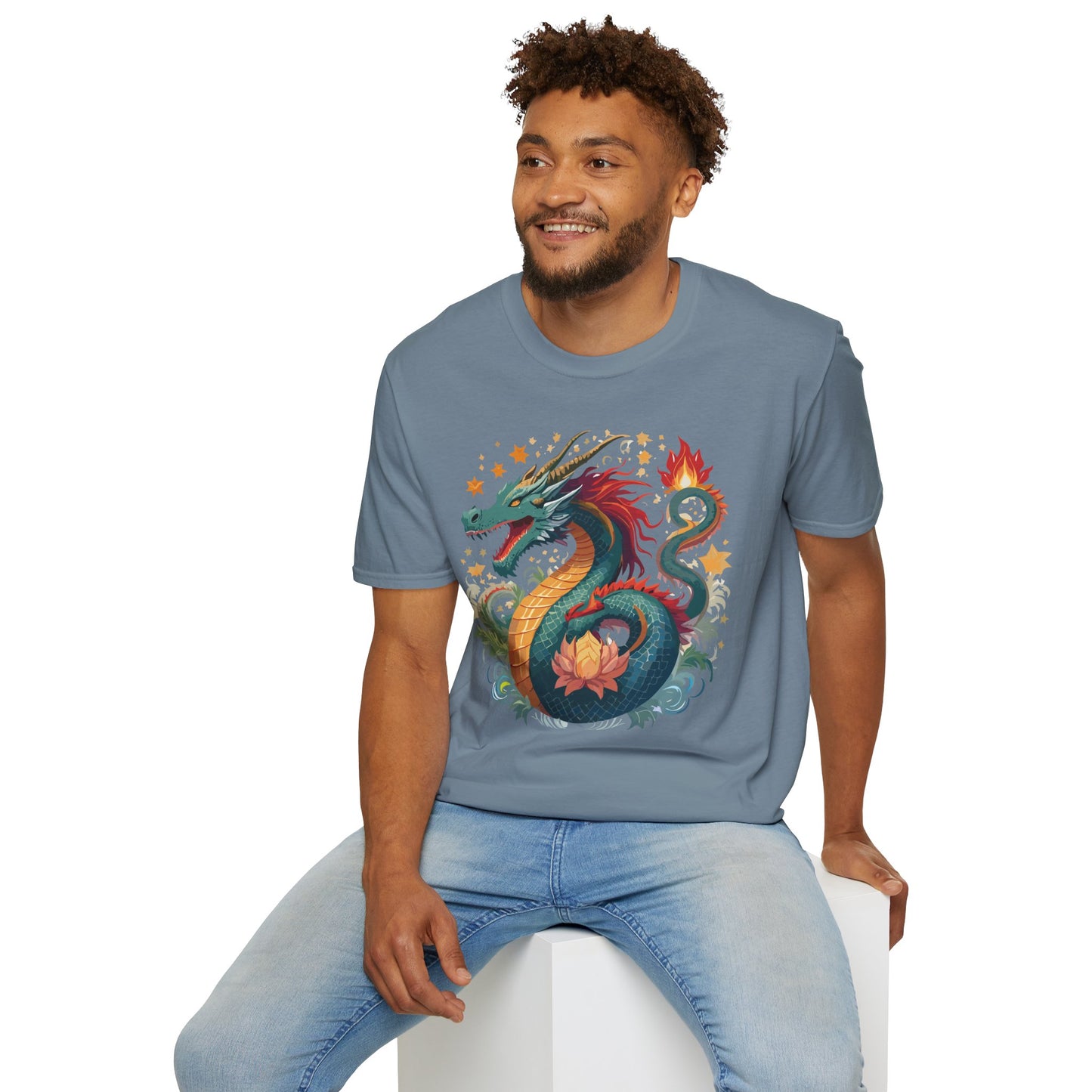 Dragon T Shirt, Dragon Shirt, Shirt with Animals, Animal Shirt
