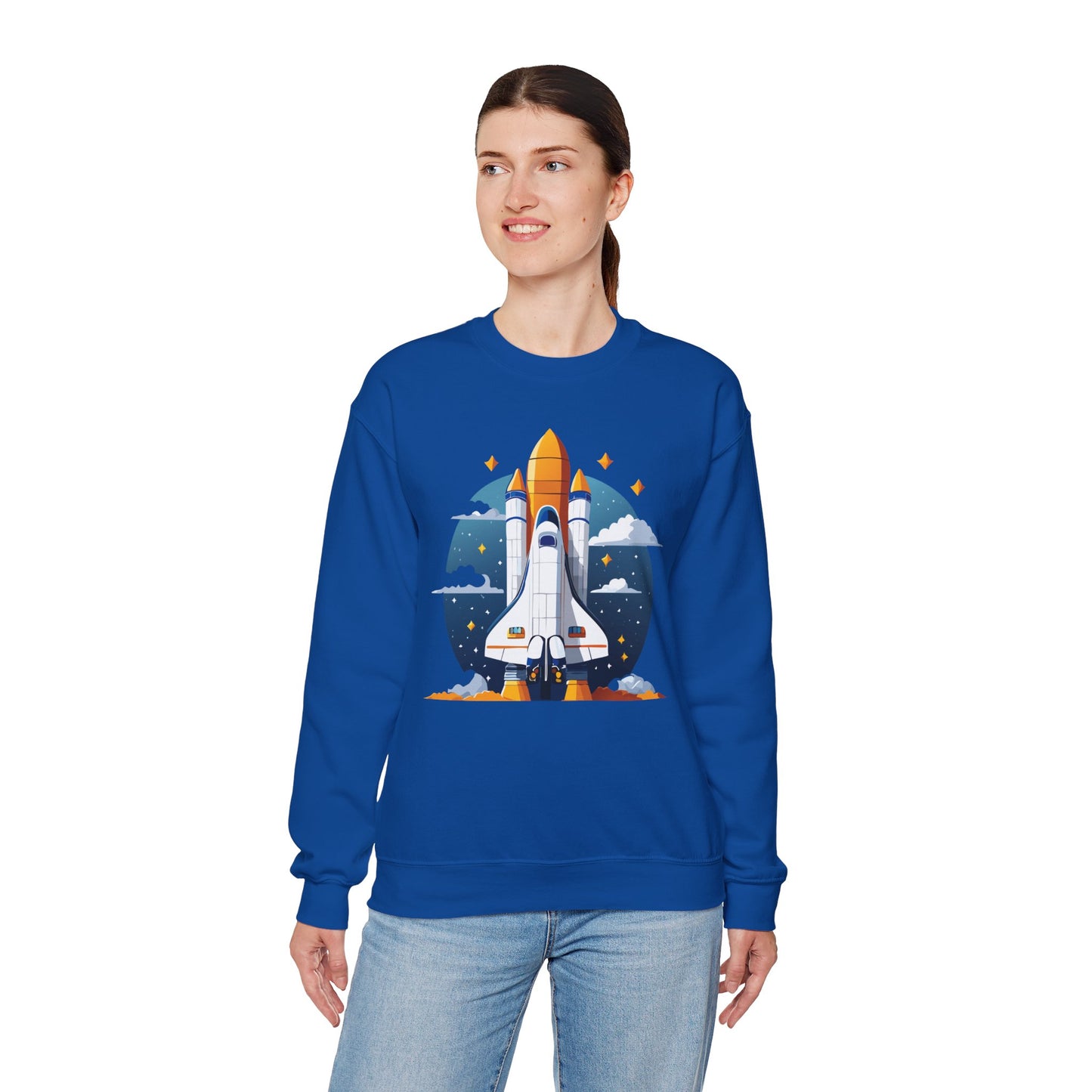 Space Shuttle Sweatshirt, Cosmic Sweatshirt, Astronaut Sweatshirt, Space Cosmic Sweatshirt