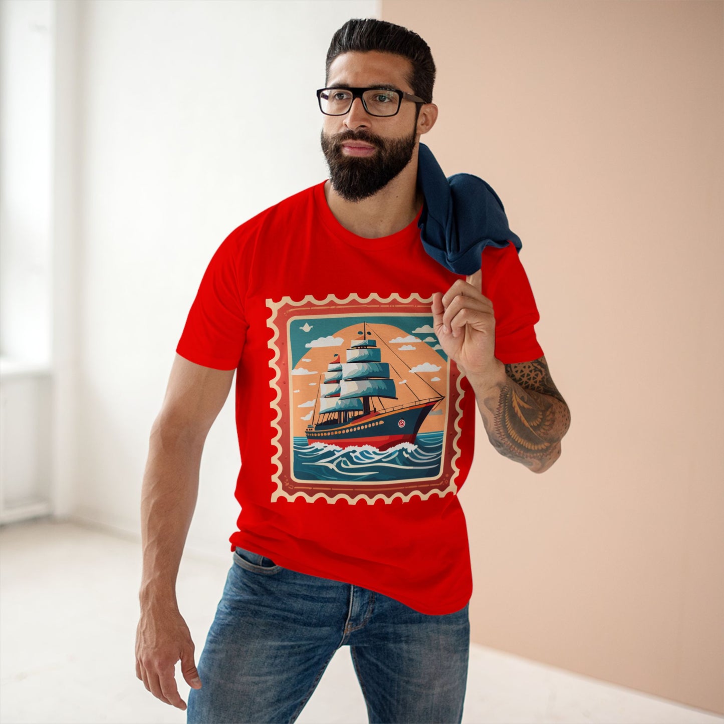 Stamp Shirt, Postage Stamp Shirt