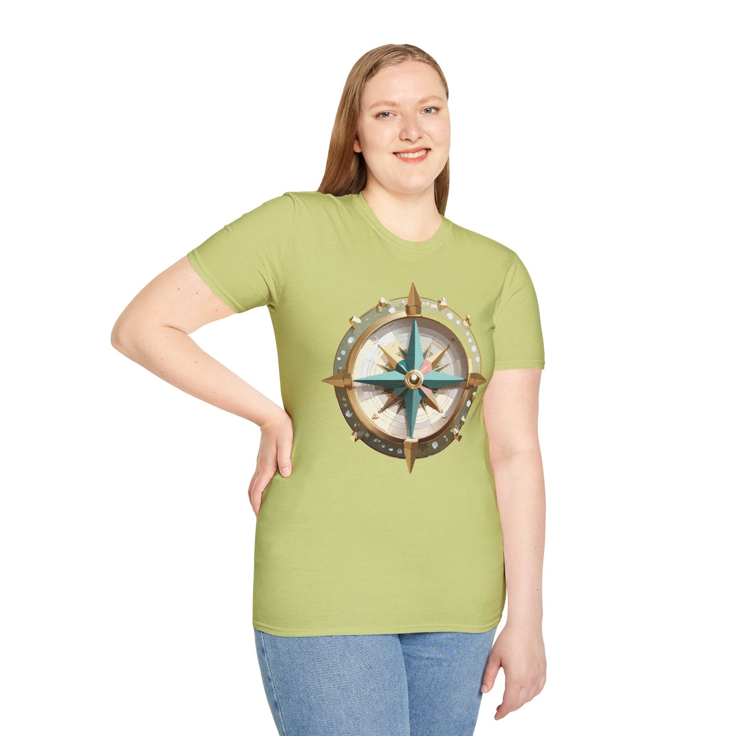 Compass T Shirt, Compass Shirt, Shirt with Compass, Navigator Shirt