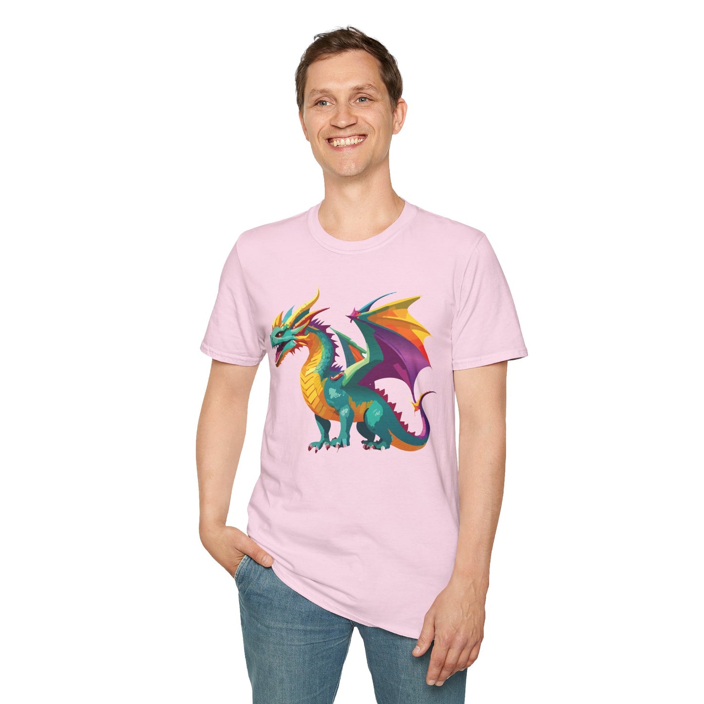 Dragon T Shirt, Dragon Shirt, Shirt with Animals, Animal Shirt