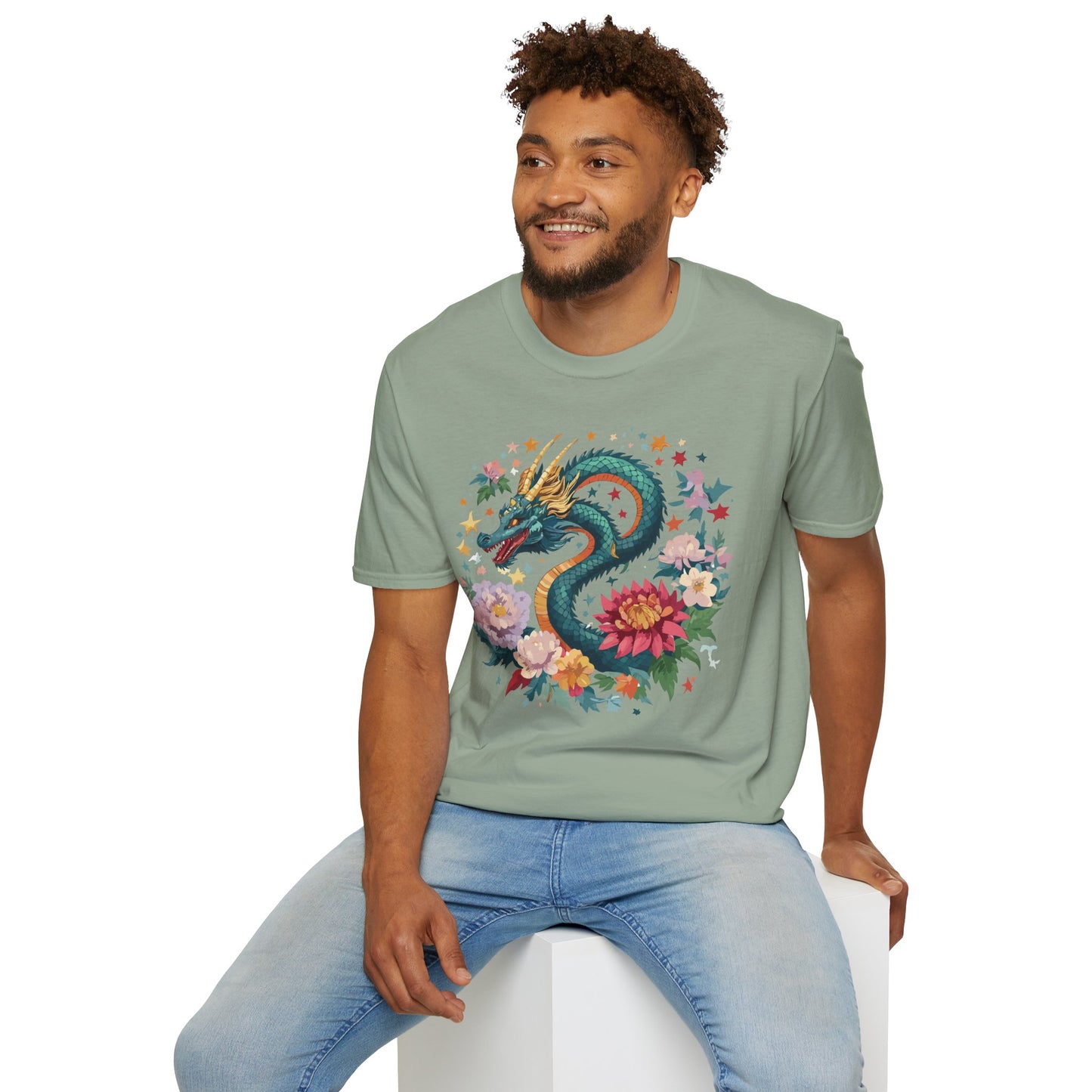 Dragon T Shirt, Dragon Shirt, Shirt with Animals, Animal Shirt
