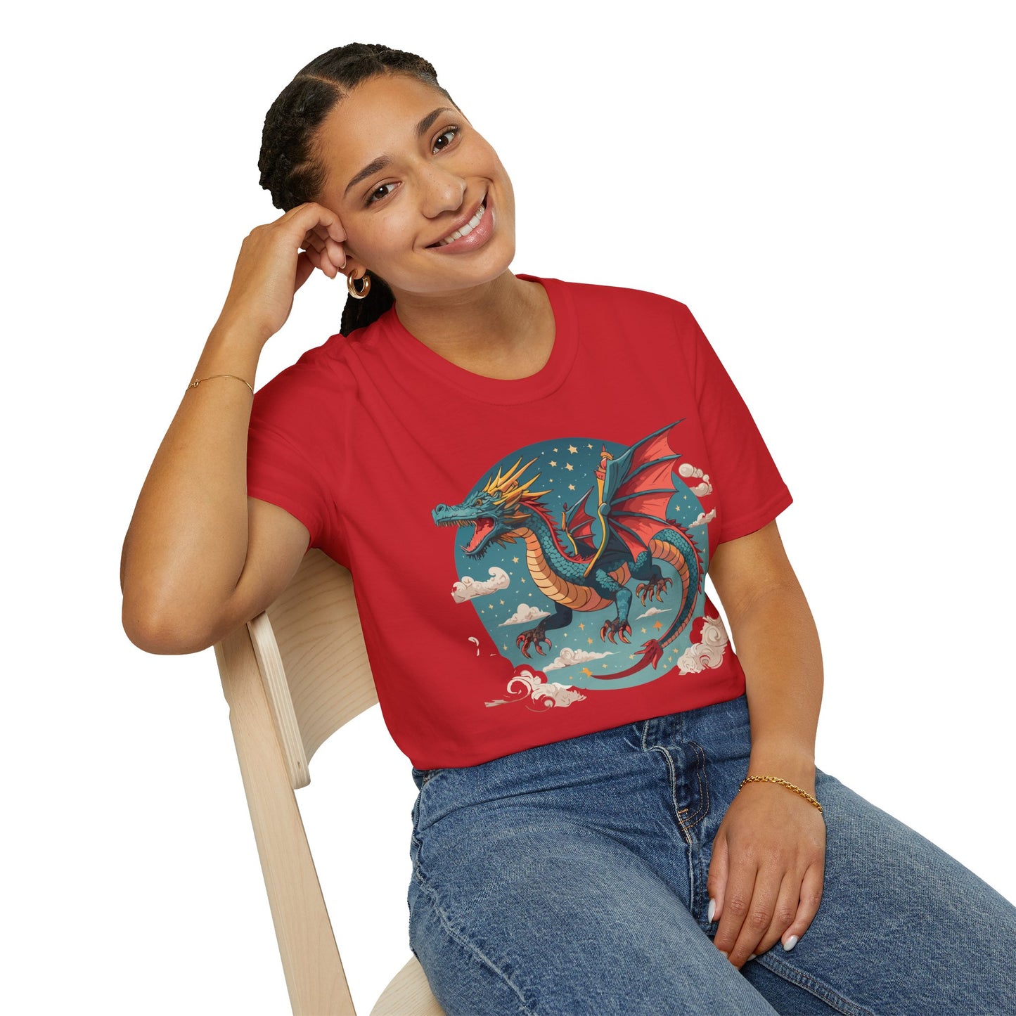 Dragon T Shirt, Dragon Shirt, Shirt with Animals, Animal Shirt