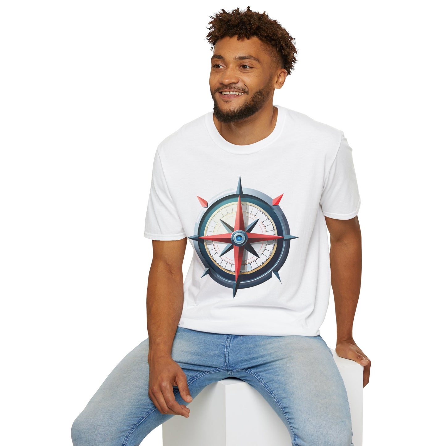 Compass T Shirt, Compass Shirt, Shirt with Compass, Navigator Shirt