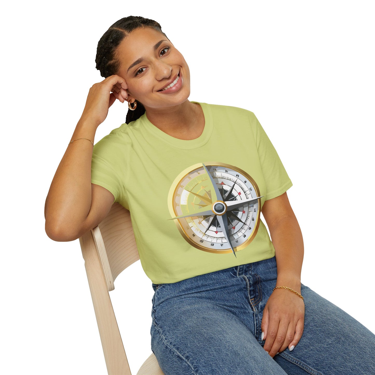 Compass T Shirt, Compass Shirt, Shirt with Compass, Navigator Shirt