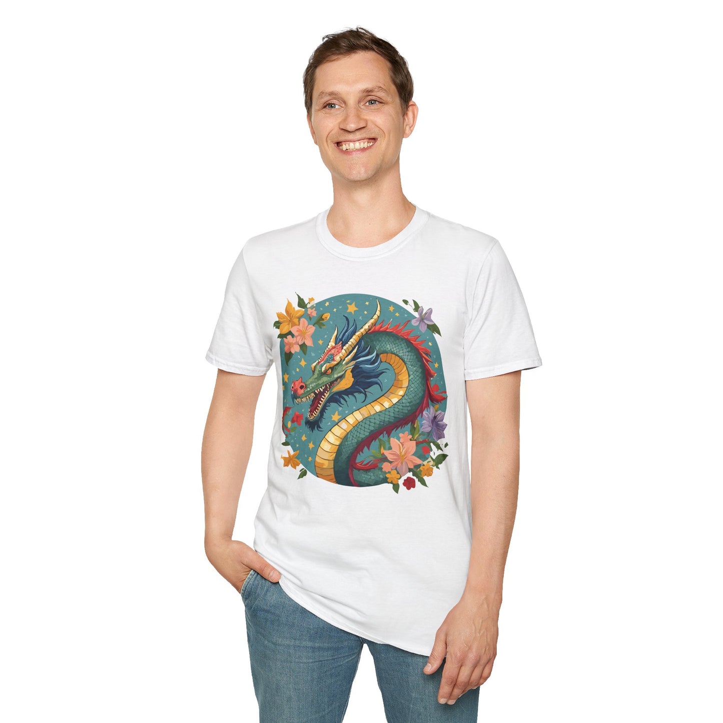 Dragon T Shirt, Dragon Shirt, Shirt with Animals, Animal Shirt
