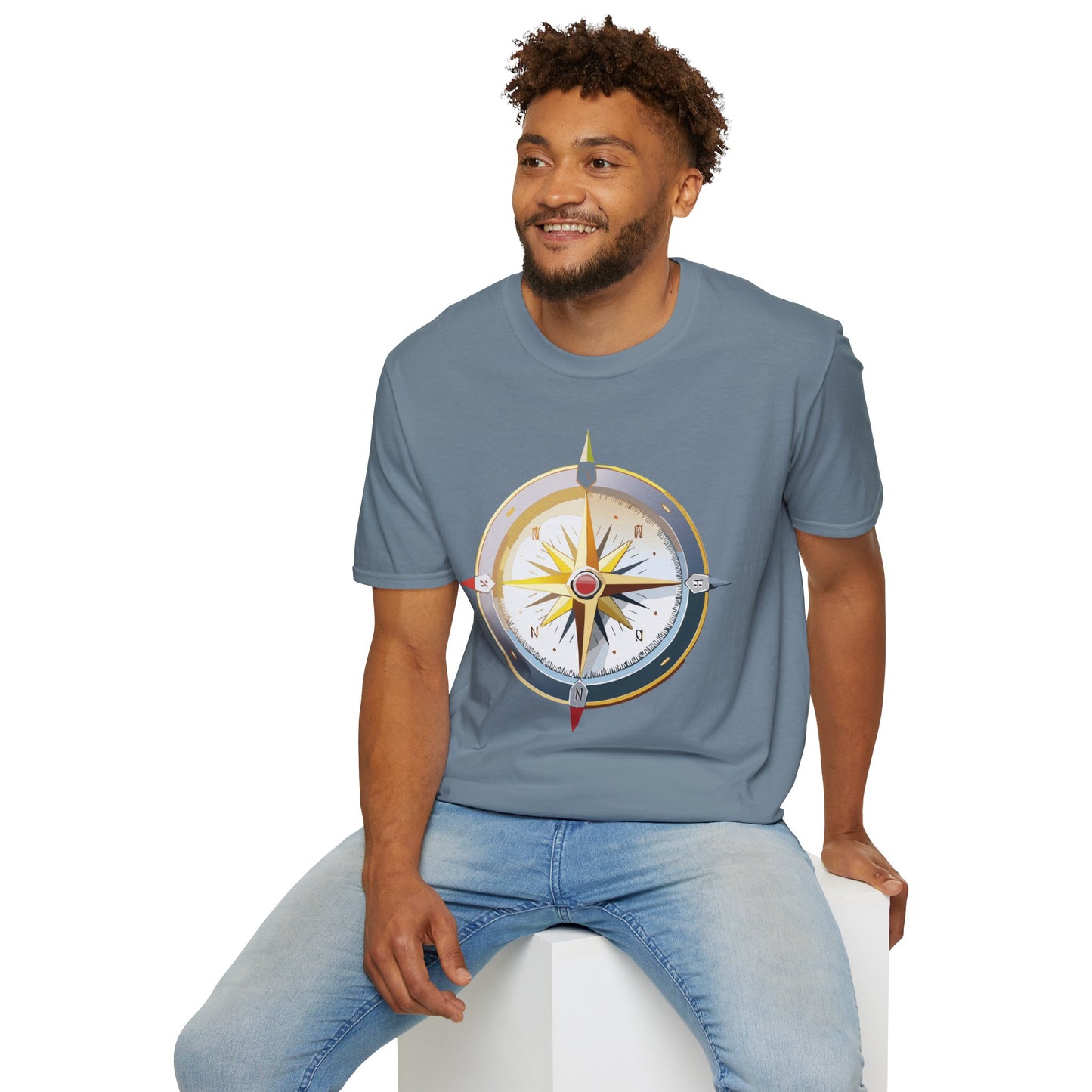 Compass T Shirt, Compass Shirt, Shirt with Compass, Navigator Shirt