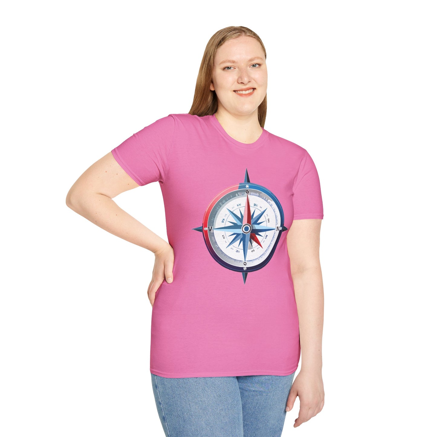 Compass T Shirt, Compass Shirt, Shirt with Compass, Navigator Shirt
