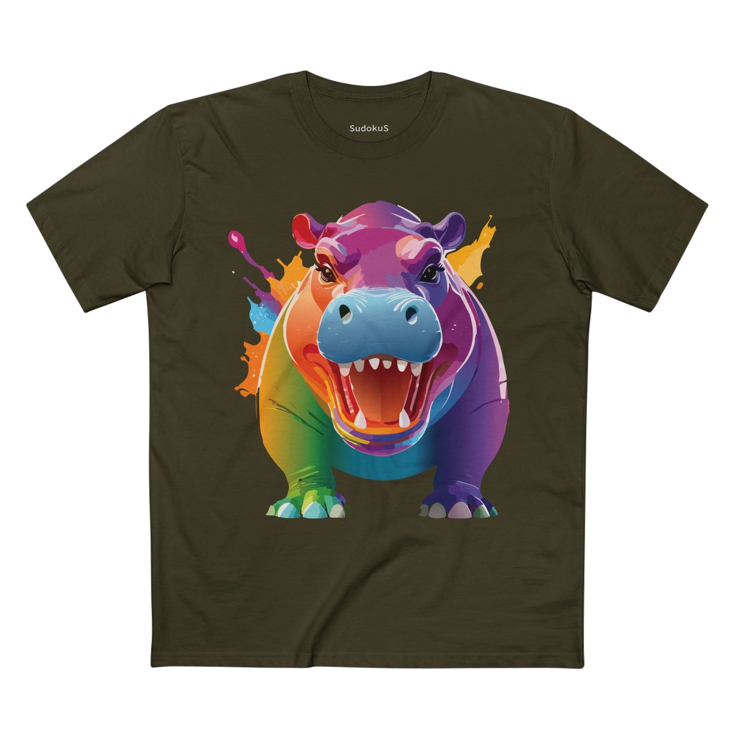Animal Shirt, Hippo Shirt - SudokuS
