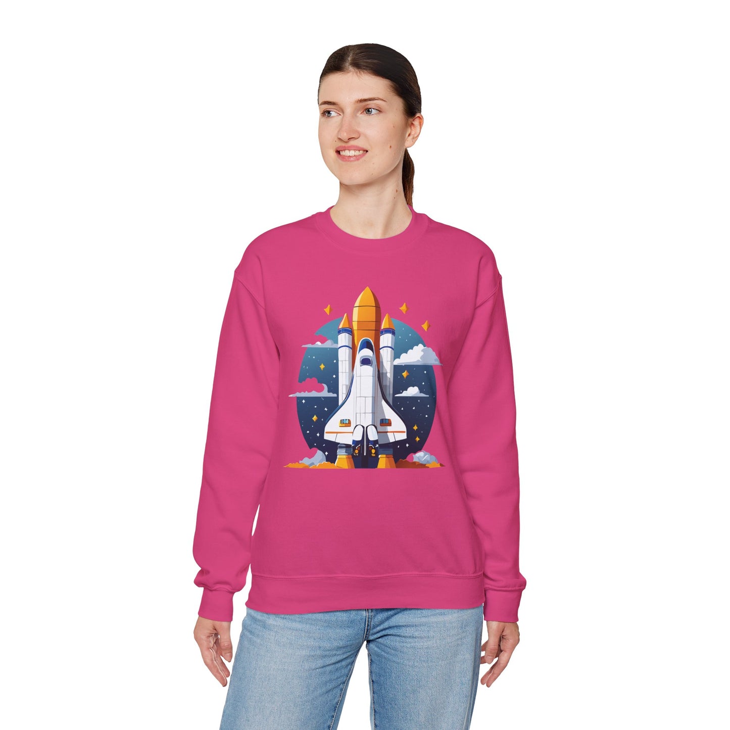 Space Shuttle Sweatshirt, Cosmic Sweatshirt, Astronaut Sweatshirt, Space Cosmic Sweatshirt