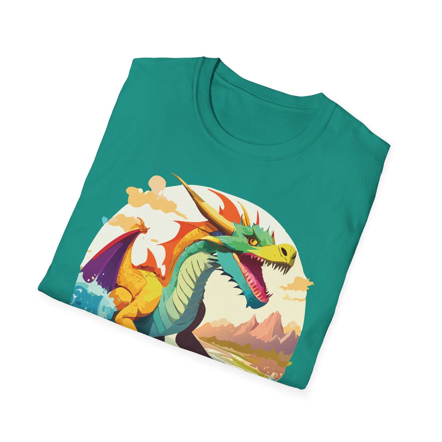 Dragon T Shirt, Dragon Shirt, Shirt with Animals, Animal Shirt