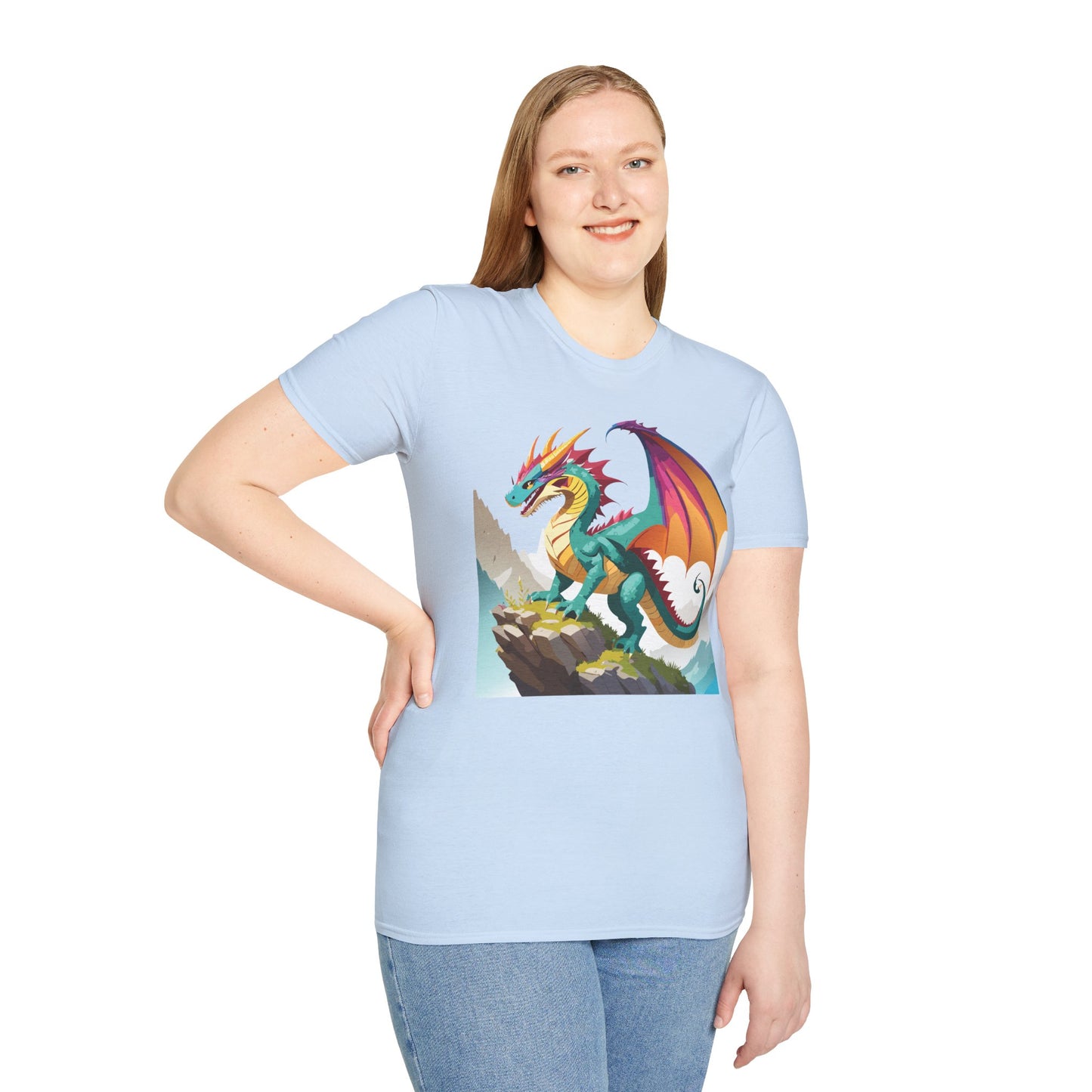 Dragon T Shirt, Dragon Shirt, Shirt with Animals, Animal Shirt