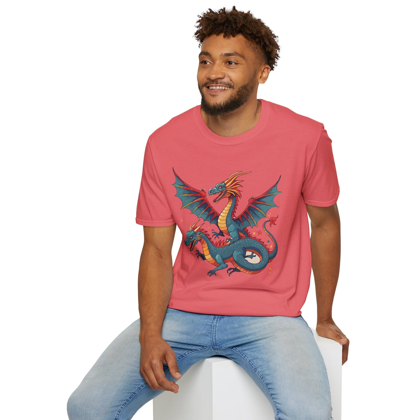 Dragon T Shirt, Dragon Shirt, Shirt with Animals, Animal Shirt