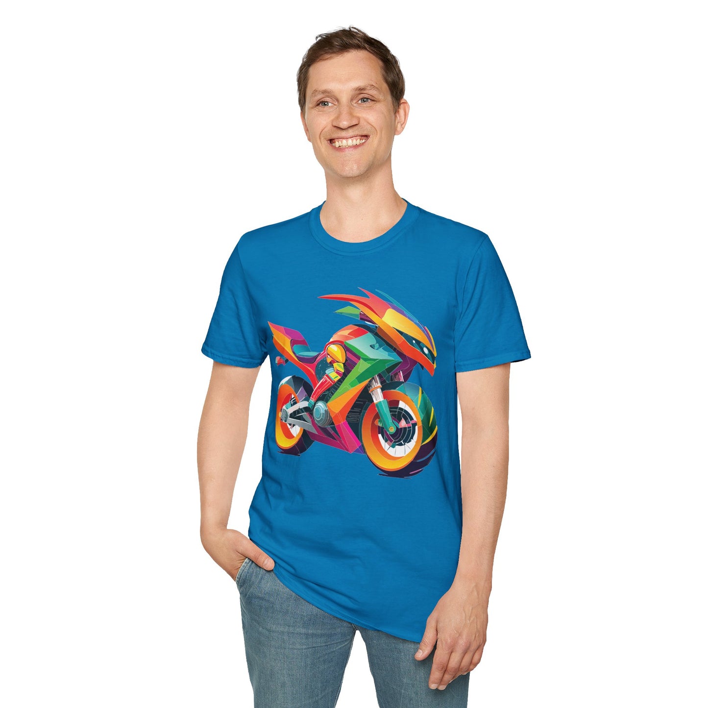 Bike T Shirt, Moto Shirt, Shirt with Motorcycle, MTB T Shirts