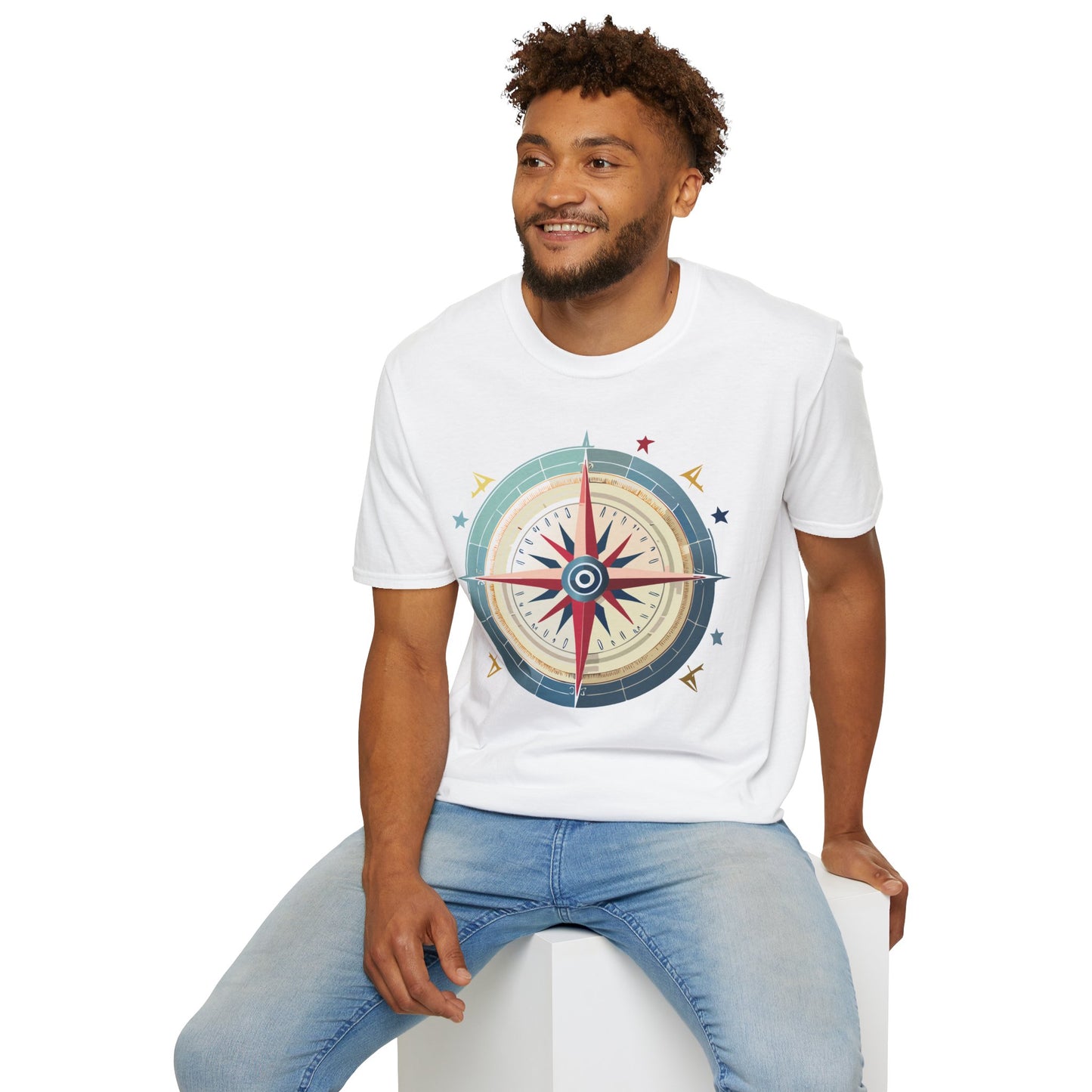 Compass T Shirt, Compass Shirt, Shirt with Compass, Navigator Shirt