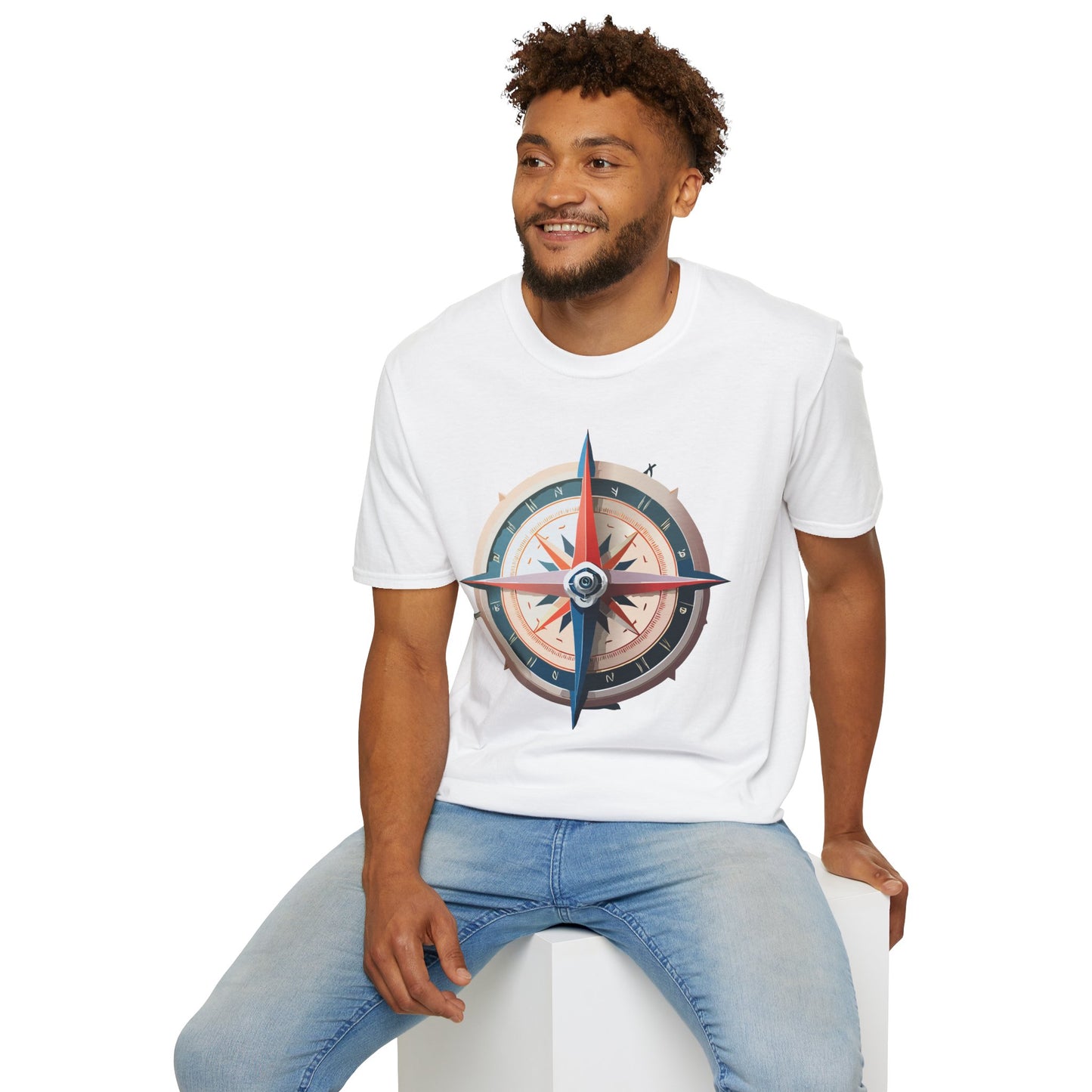 Compass T Shirt, Compass Shirt, Shirt with Compass, Navigator Shirt