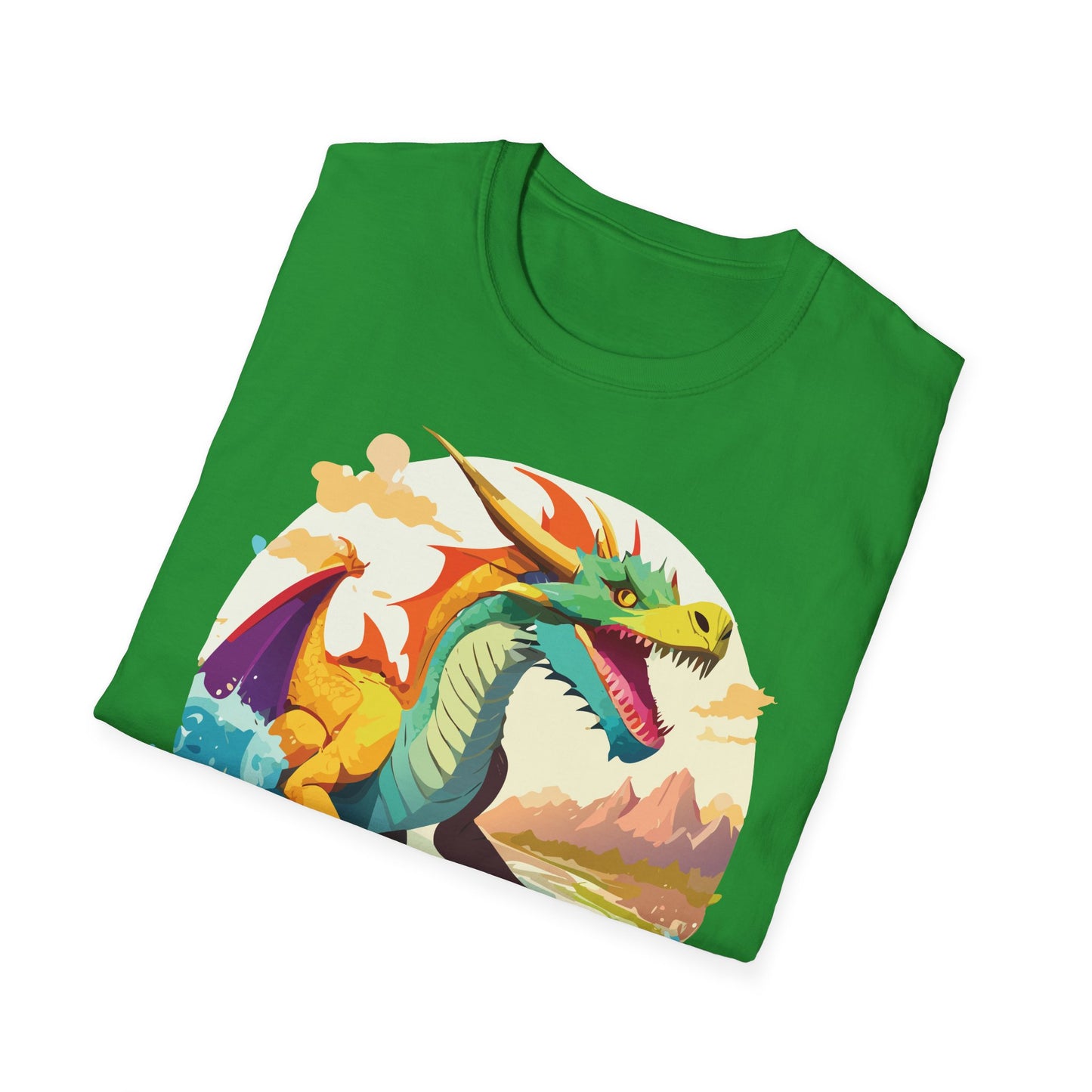 Dragon T Shirt, Dragon Shirt, Shirt with Animals, Animal Shirt
