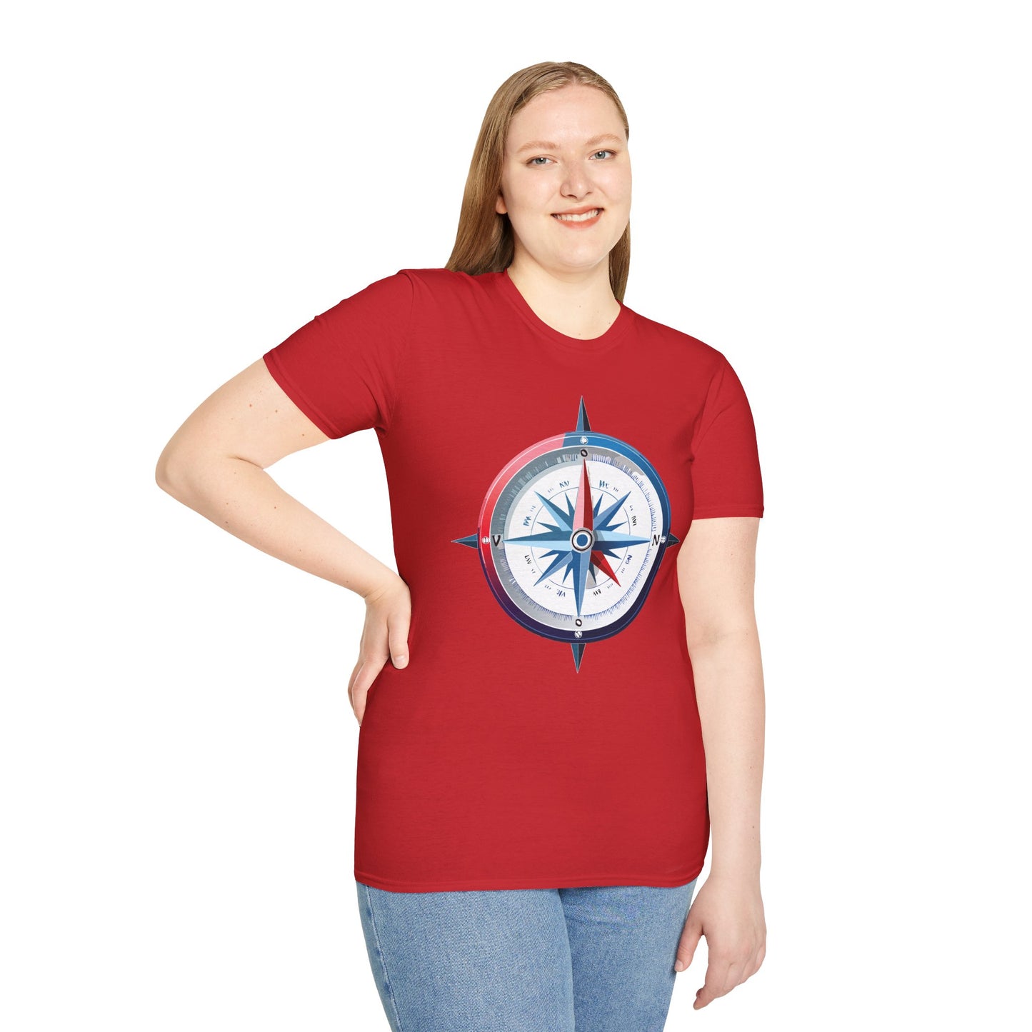 Compass T Shirt, Compass Shirt, Shirt with Compass, Navigator Shirt