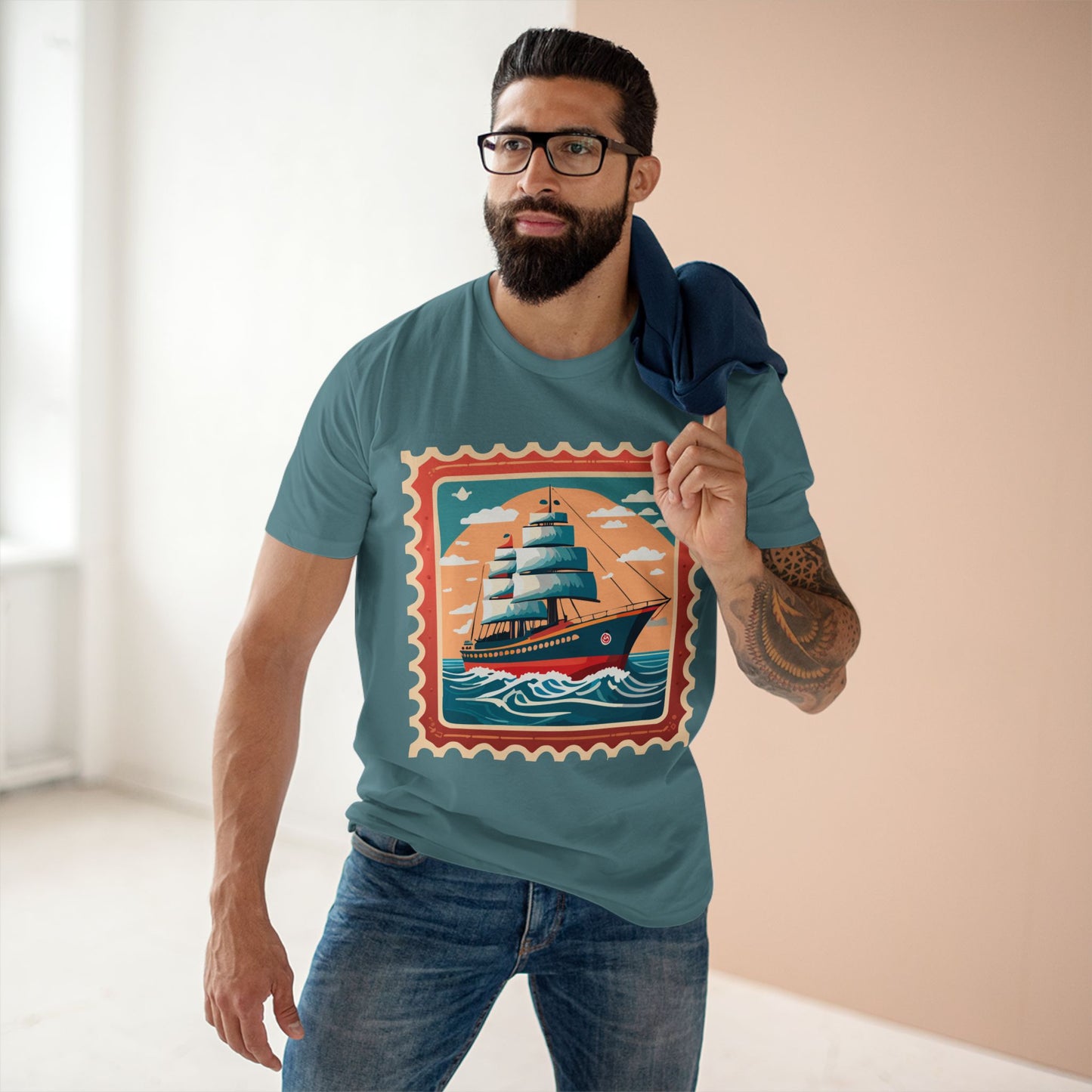 Stamp Shirt, Postage Stamp Shirt