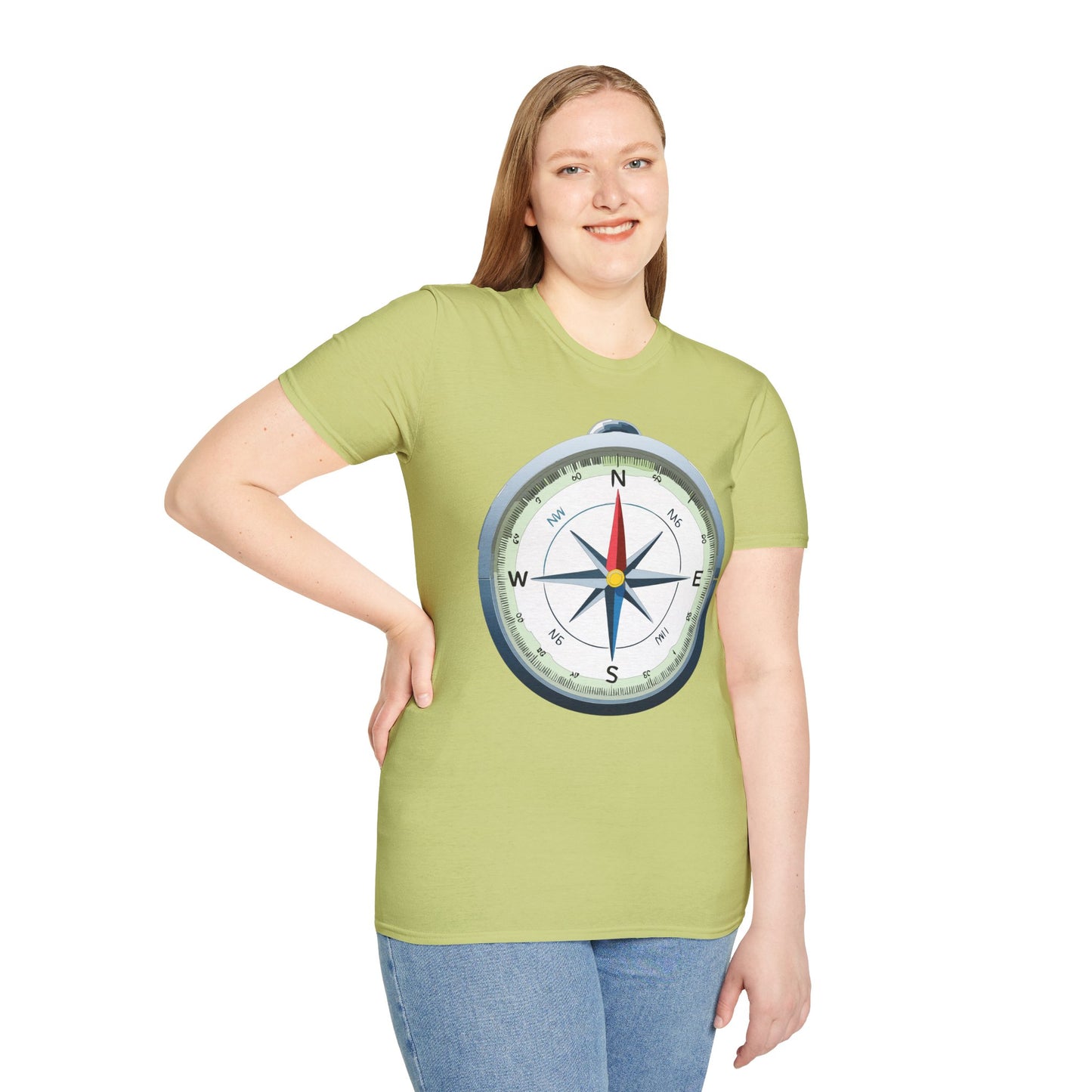 Compass T Shirt, Compass Shirt, Shirt with Compass, Navigator Shirt