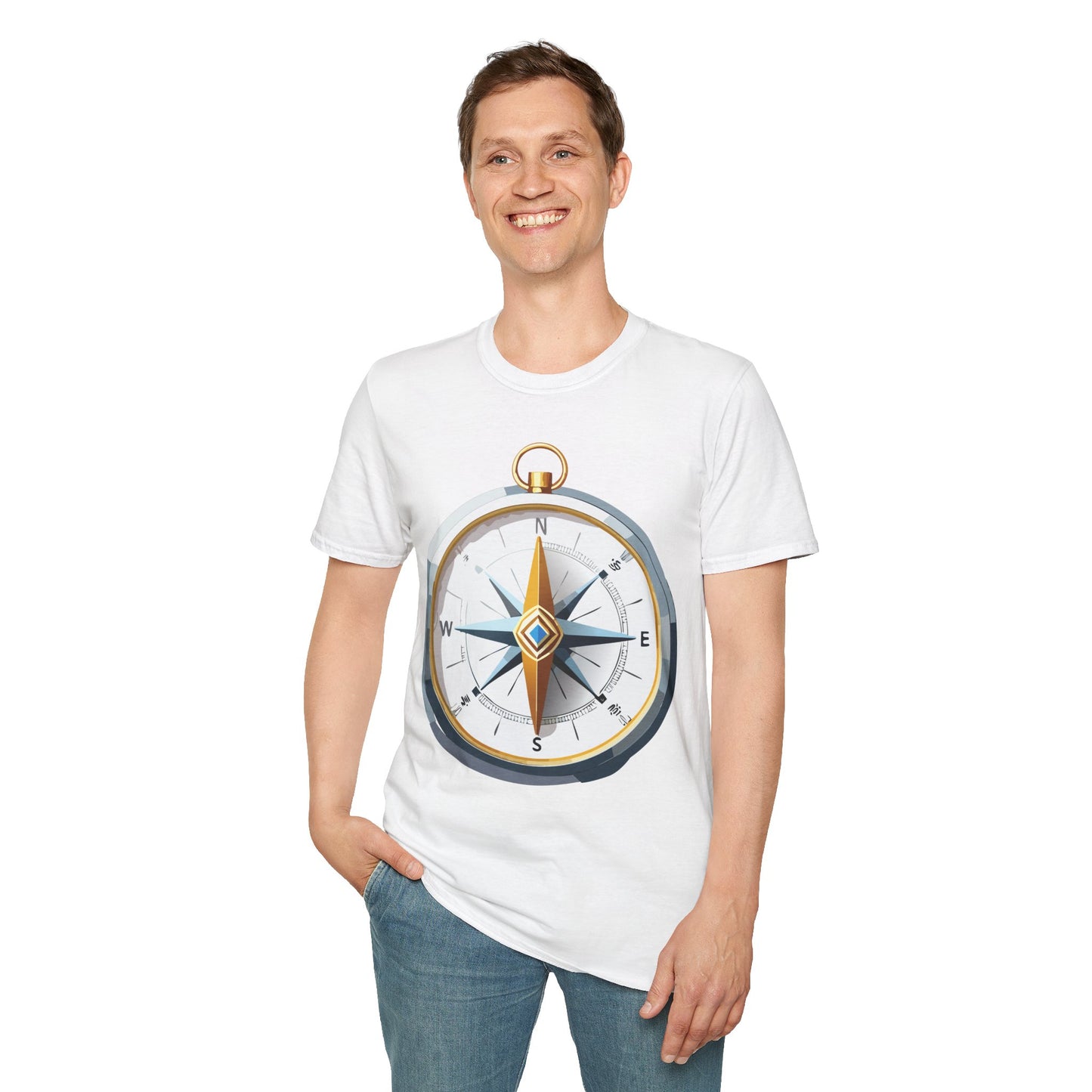 Compass T Shirt, Compass Shirt, Shirt with Compass, Navigator Shirt