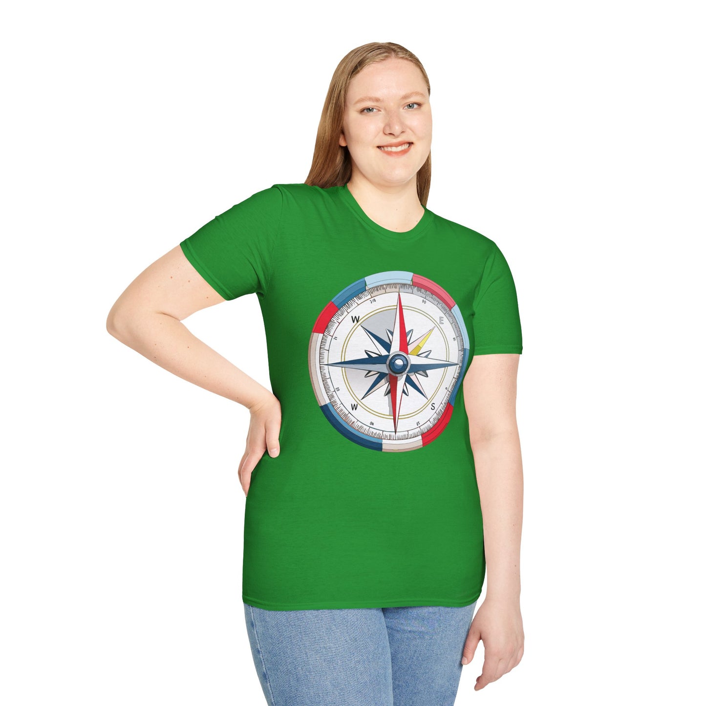 Compass T Shirt, Compass Shirt, Shirt with Compass, Navigator Shirt