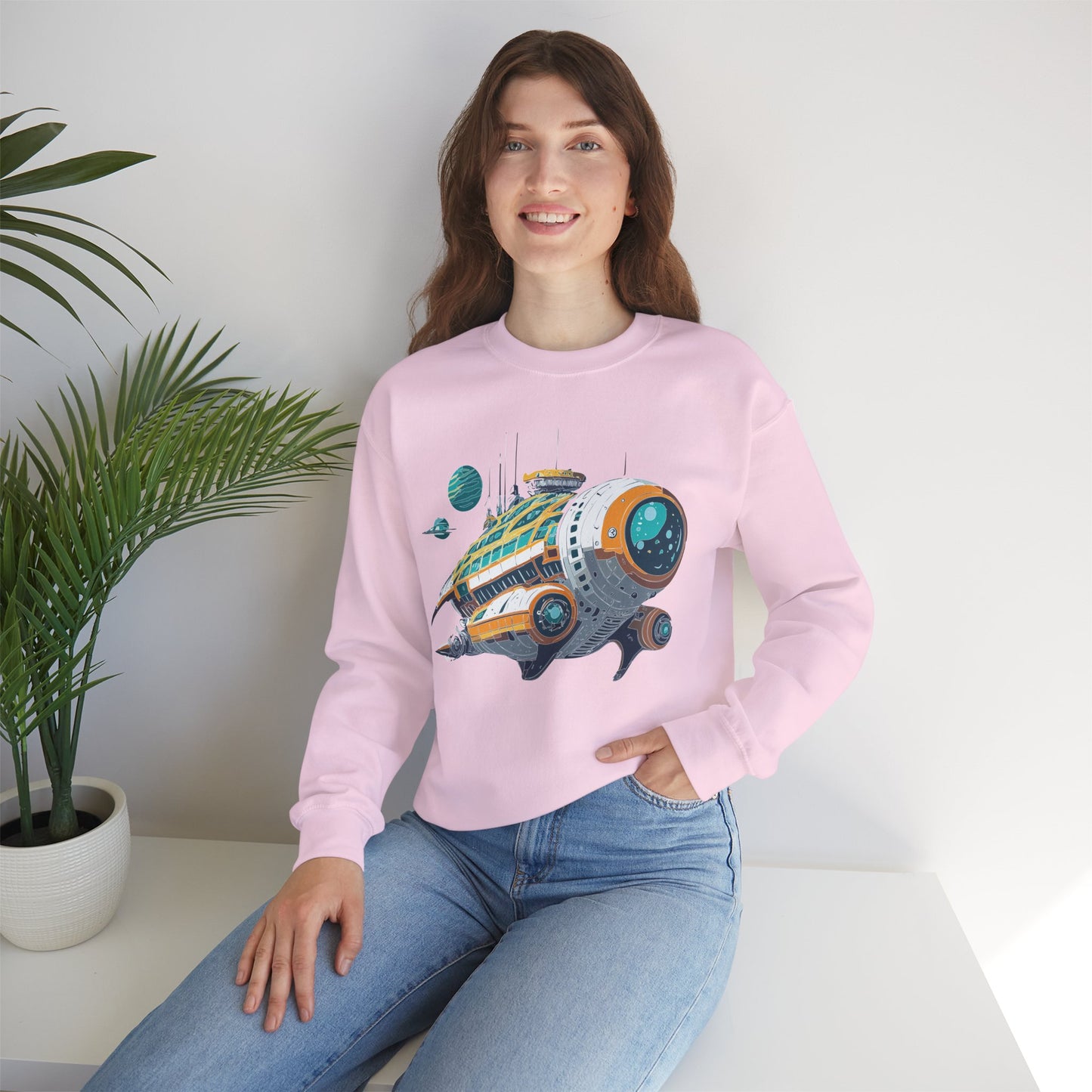 Space Shuttle Sweatshirt, Cosmic Sweatshirt, Astronaut Sweatshirt, Space Cosmic Sweatshirt