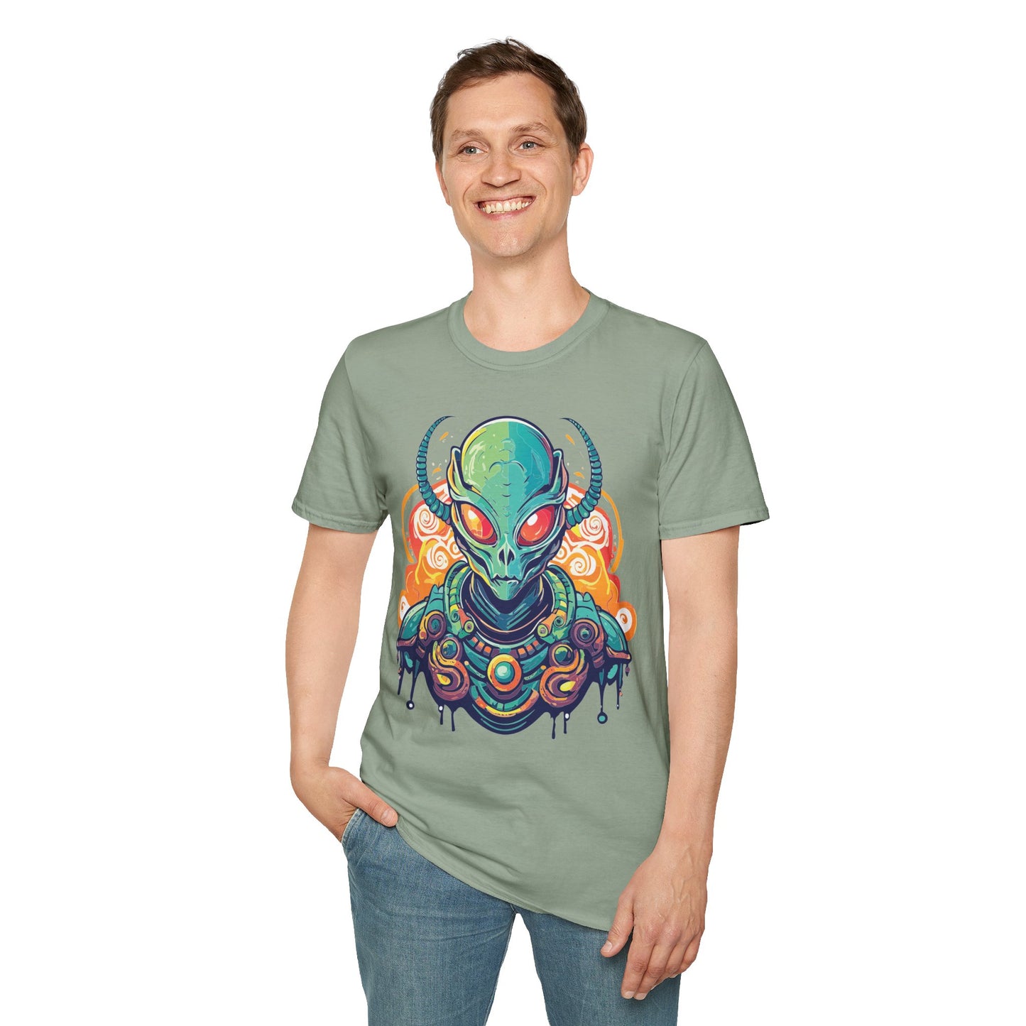 Alien T Shirt, Cosmos Shirt, Shirt with Aliens, Cosmo Shirts