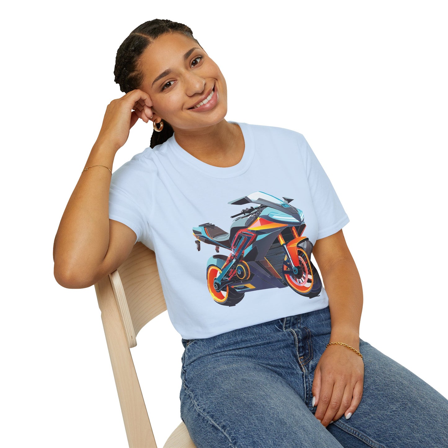 Bike T Shirt, Moto Shirt, Shirt with Motorcycle, MTB T Shirts