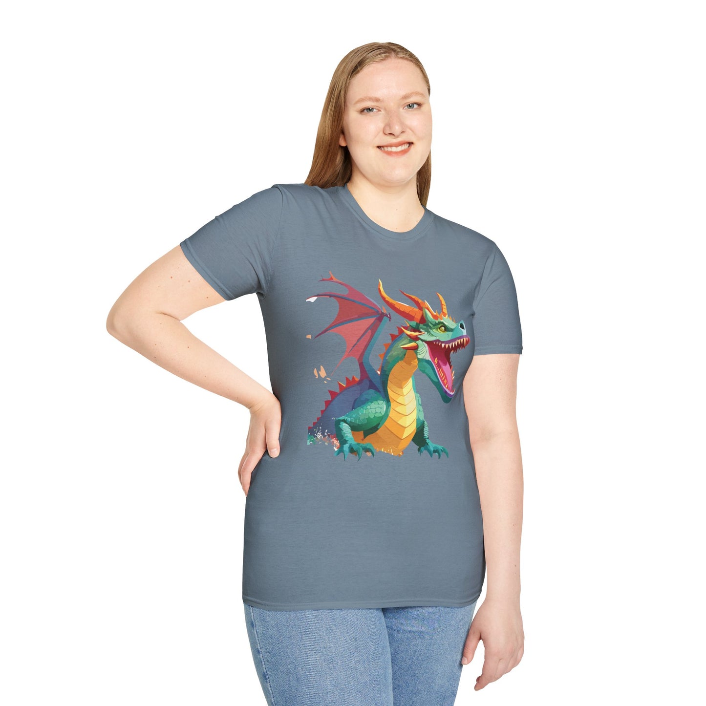 Dragon T Shirt, Dragon Shirt, Shirt with Animals, Animal Shirt