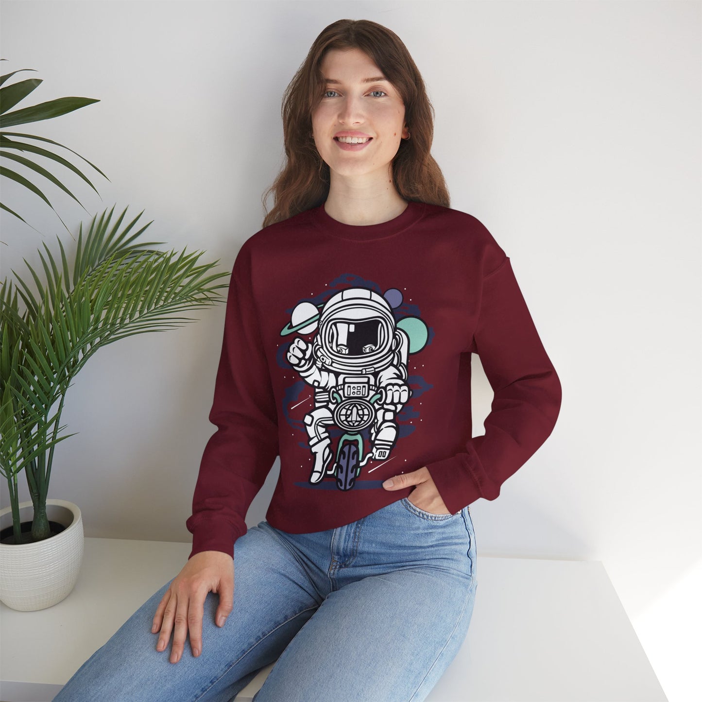 Space Shuttle Sweatshirt, Cosmic Sweatshirt, Astronaut Sweatshirt, Space Cosmic Sweatshirt