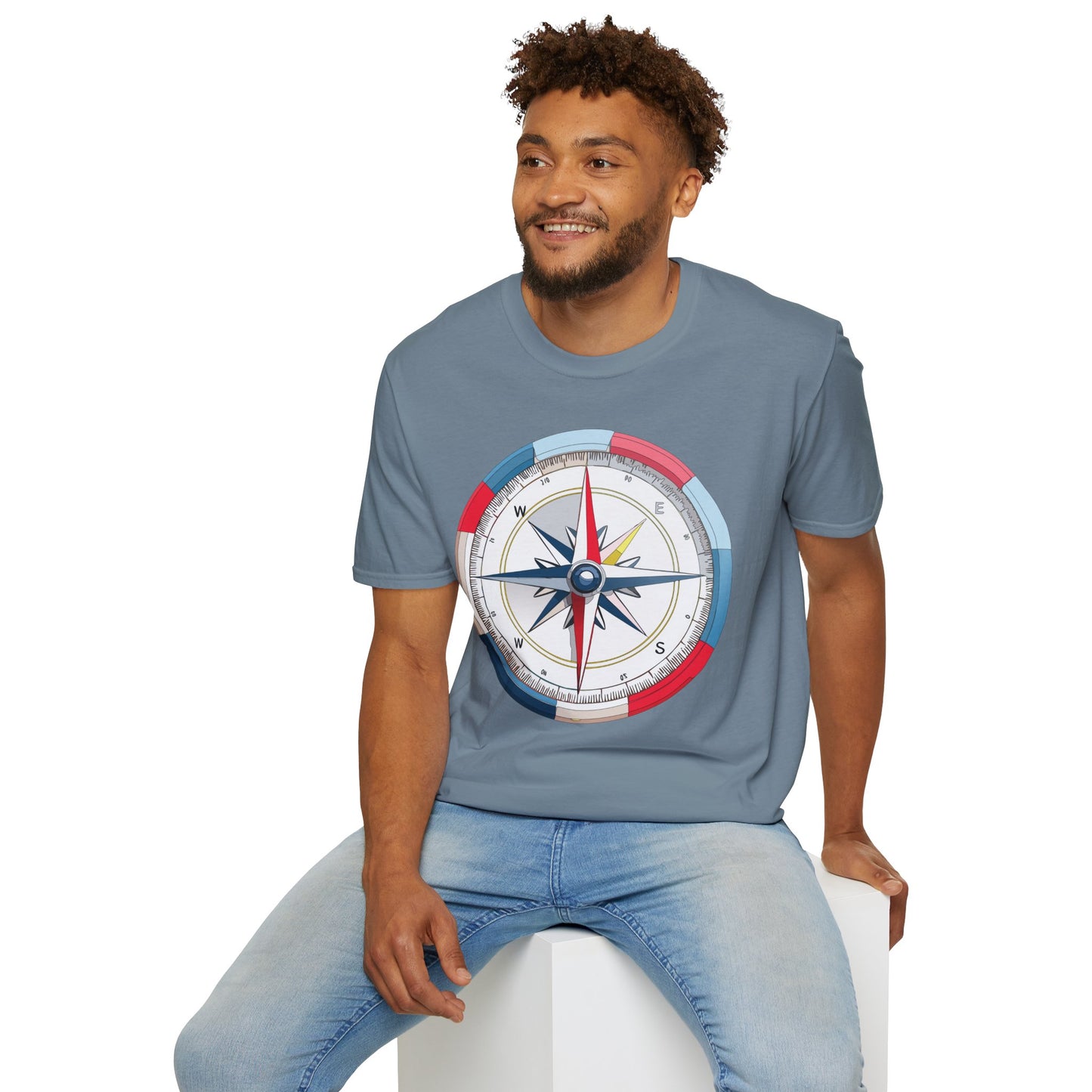 Compass T Shirt, Compass Shirt, Shirt with Compass, Navigator Shirt