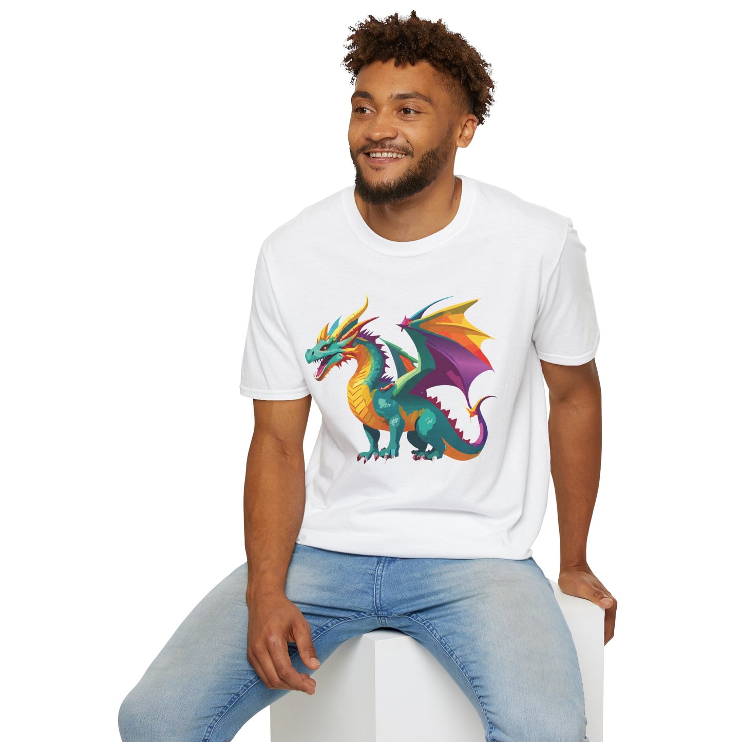 Dragon T Shirt, Dragon Shirt, Shirt with Animals, Animal Shirt