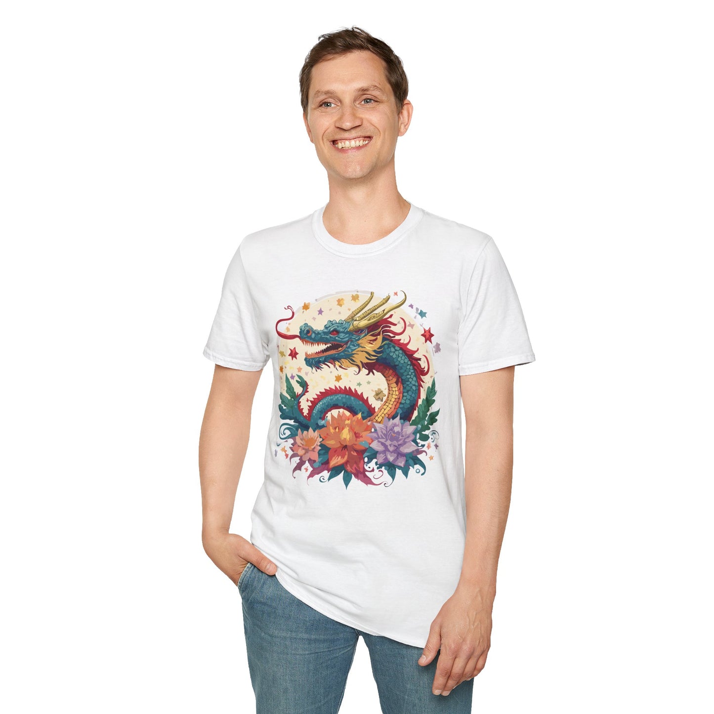 Dragon T Shirt, Dragon Shirt, Shirt with Animals, Animal Shirt