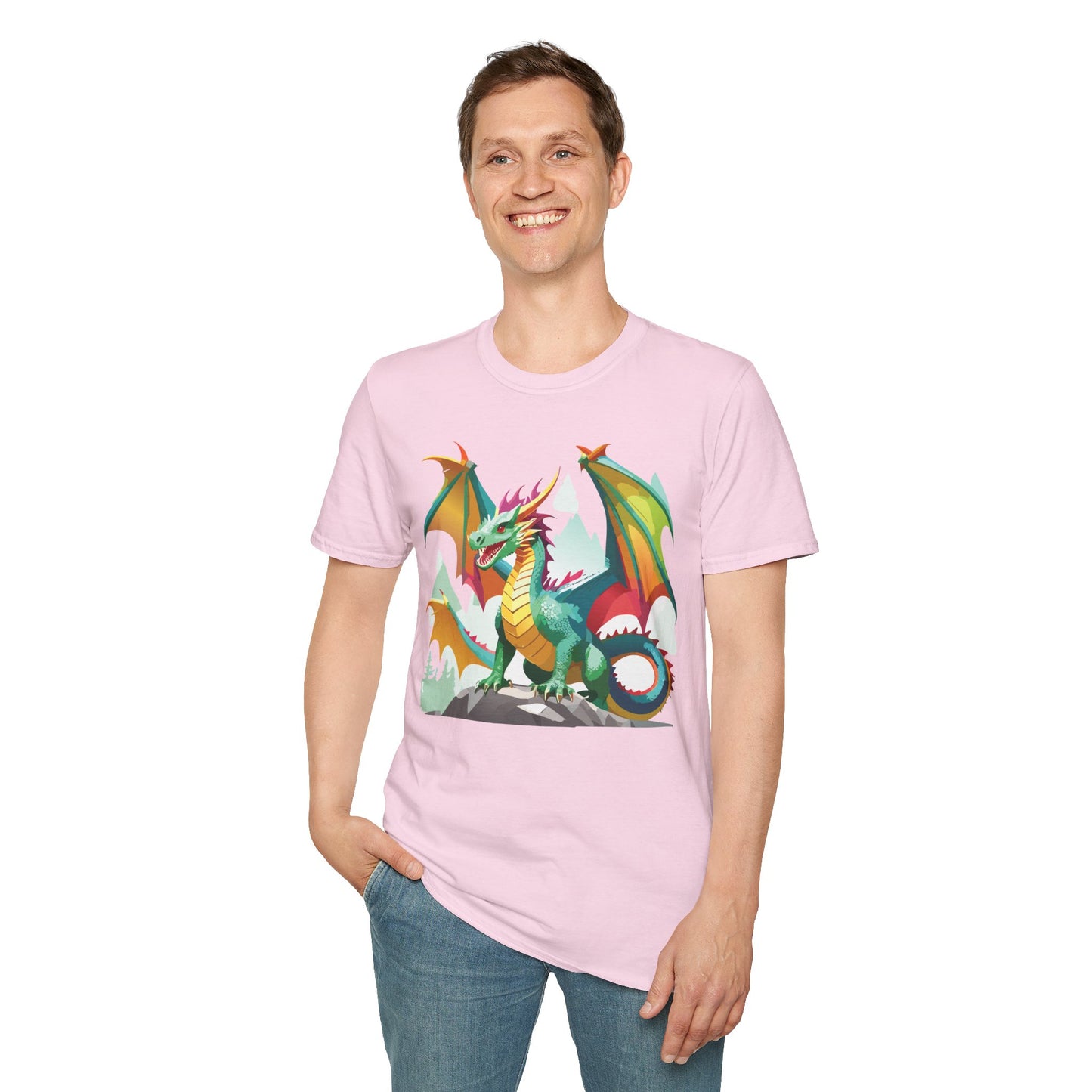 Dragon T Shirt, Dragon Shirt, Shirt with Animals, Animal Shirt