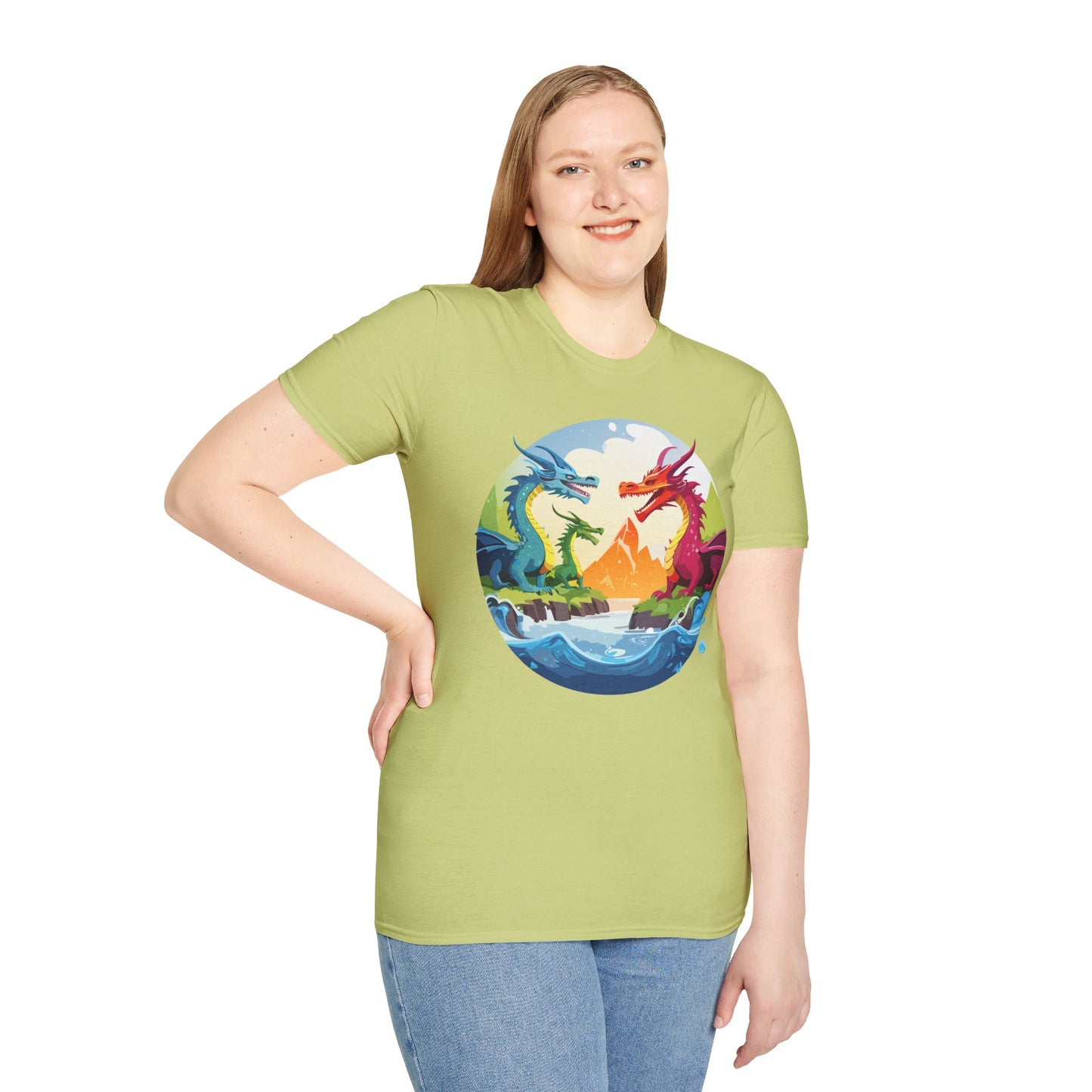 Dragon T Shirt, Dragon Shirt, Shirt with Animals, Animal Shirt